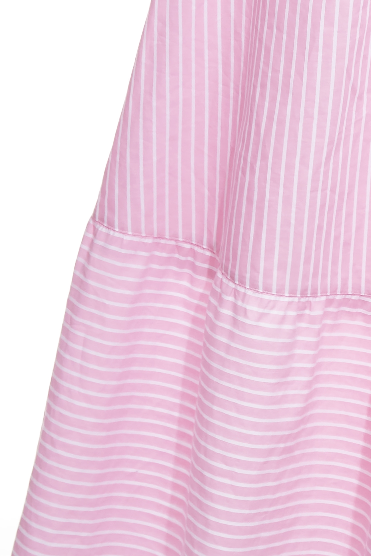 White Pinstripe Sleevless Pink Maxi Dress,Dresses,sleeveless tops,Season (SS) Look,Stripe,White tops,sleeveless tops
