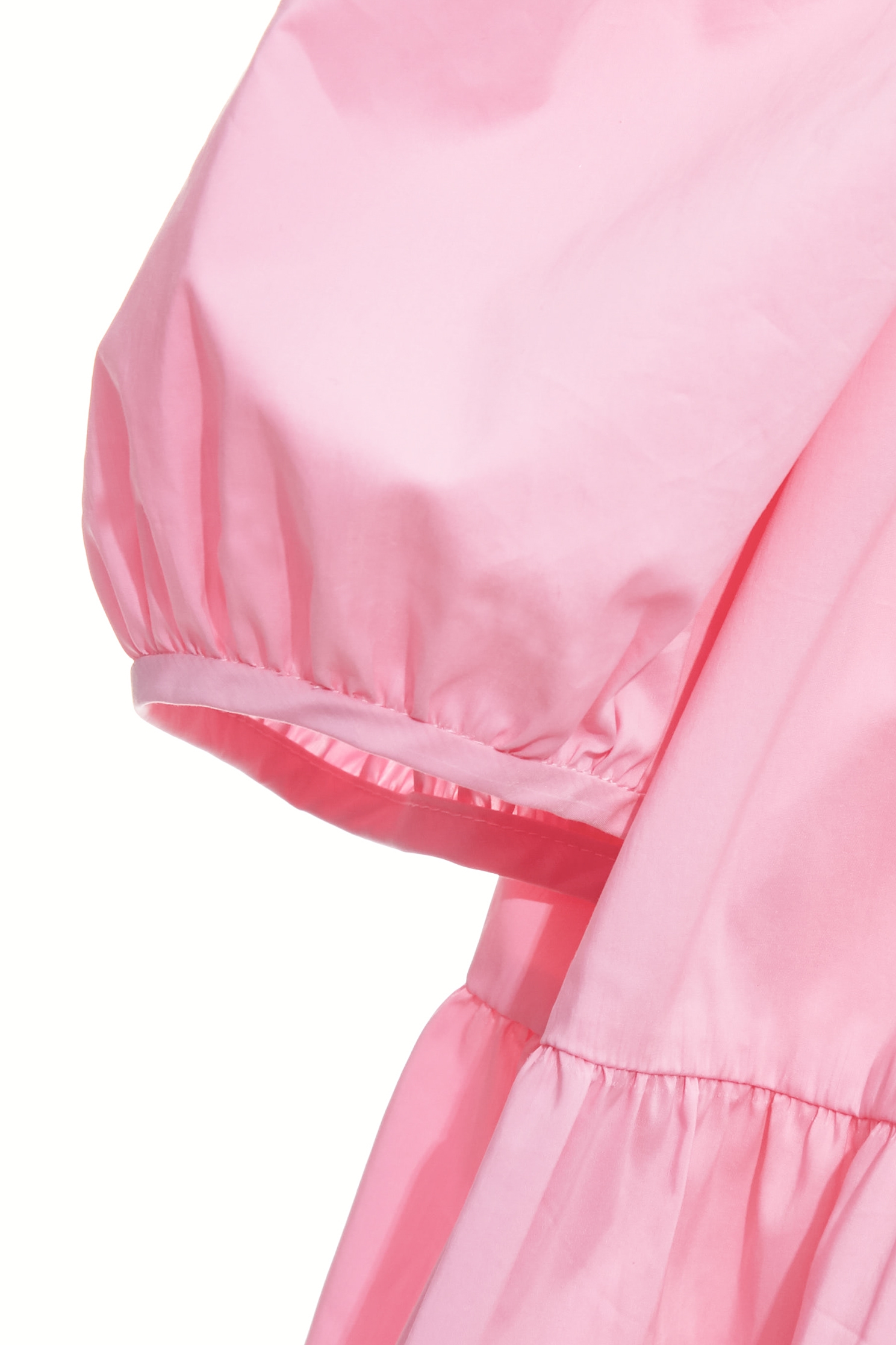 Puff Sleeve Bow Detail Pink DressPuff Sleeve Bow Detail Pink Dress,Dresses,Season (SS) Look