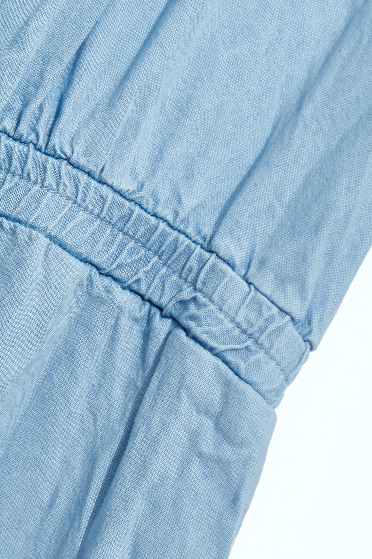 Lace Trim Detail Soft Denim DressLace Trim Detail Soft Denim Dress,Dresses,Season (SS) Look,Denim,Lace,Urban Fashion