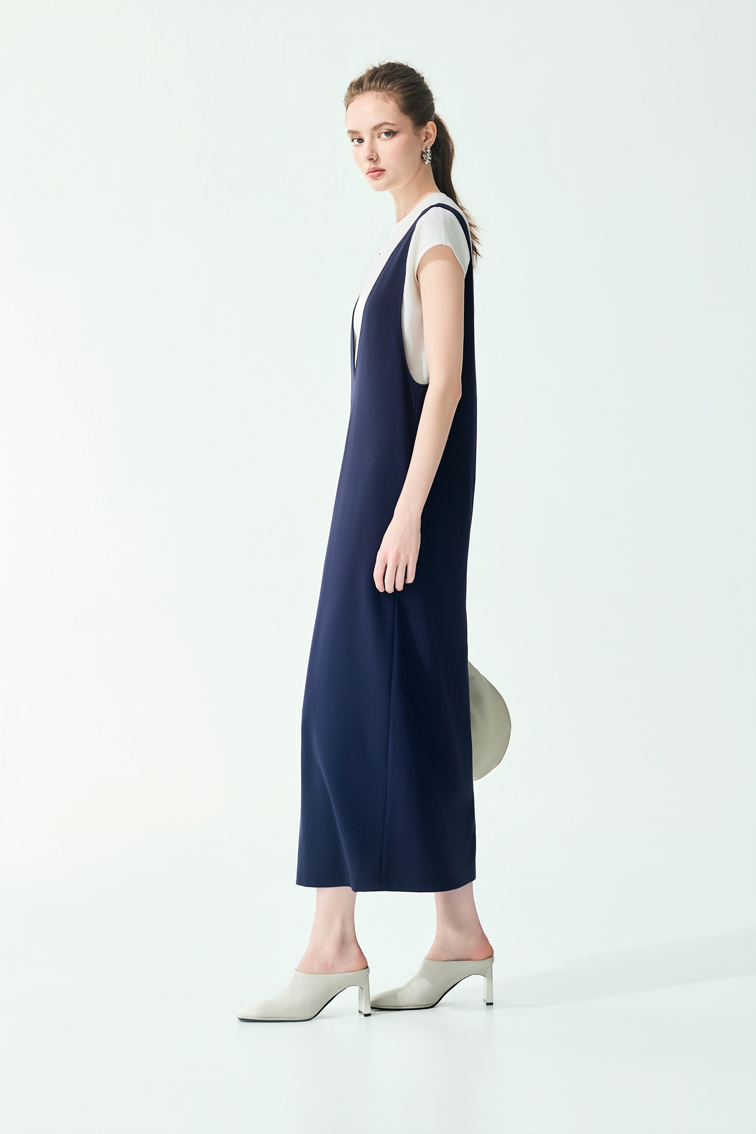 Sleeveless Navy Dress With TeeSleeveless Navy Dress With Tee,Dresses,Tops,Season (SS) Look