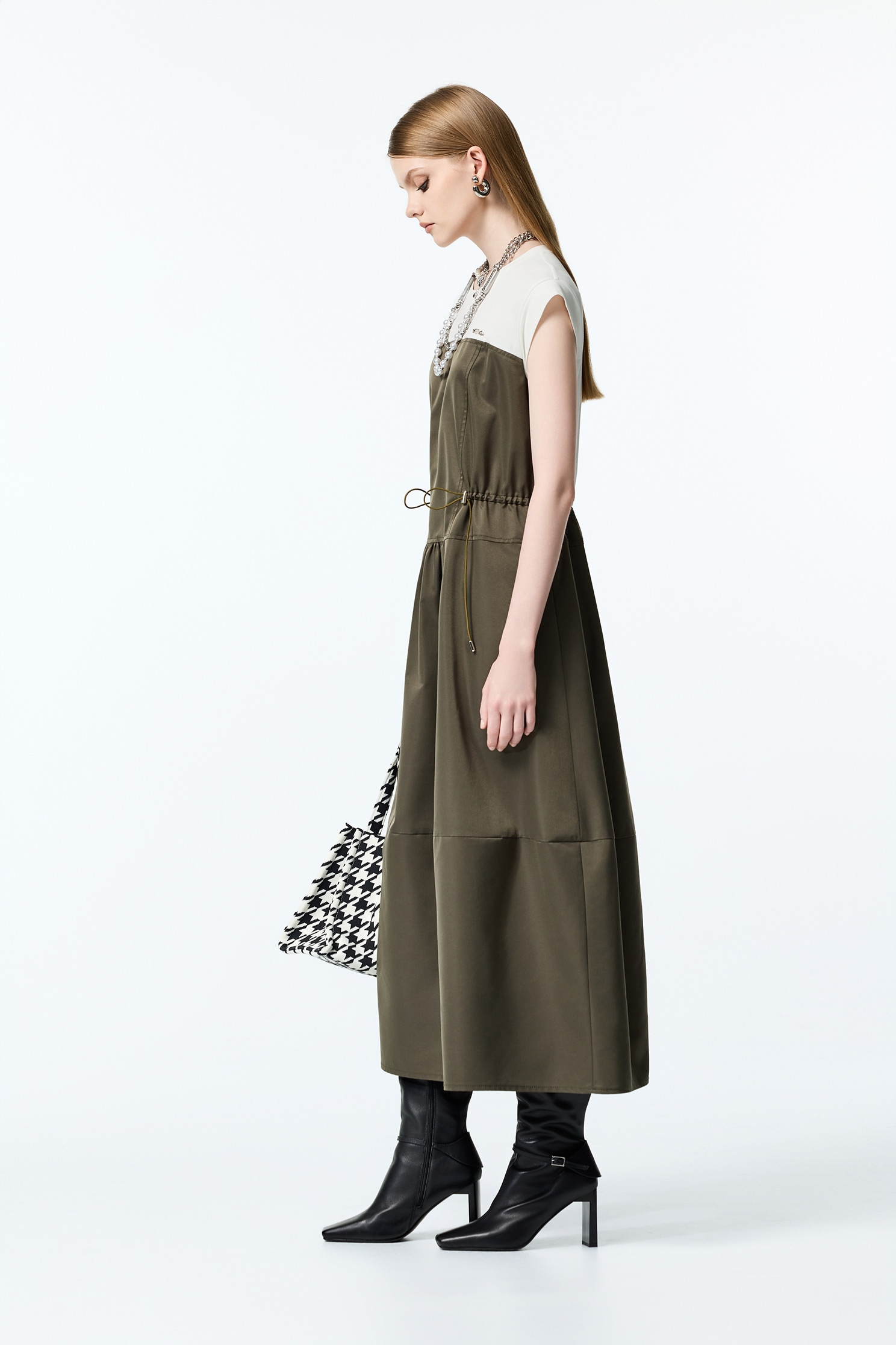 Colour Block Casual Maxi DressColour Block Casual Maxi Dress,T-shirts,Dresses,Season (AW) Look,Valentine