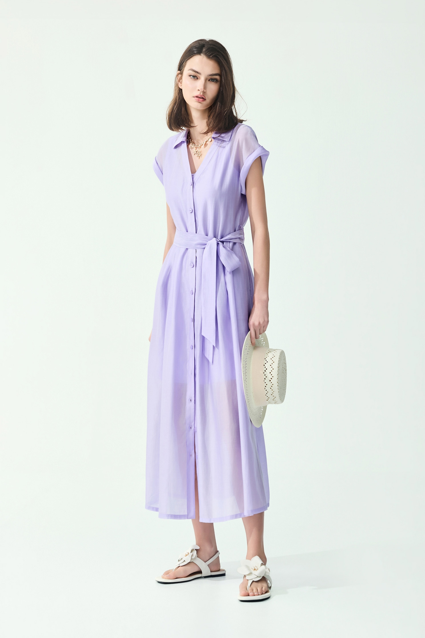 Purple Maxi Shirt DressPurple Maxi Shirt Dress,Dresses,Under shirts,Season (SS) Look