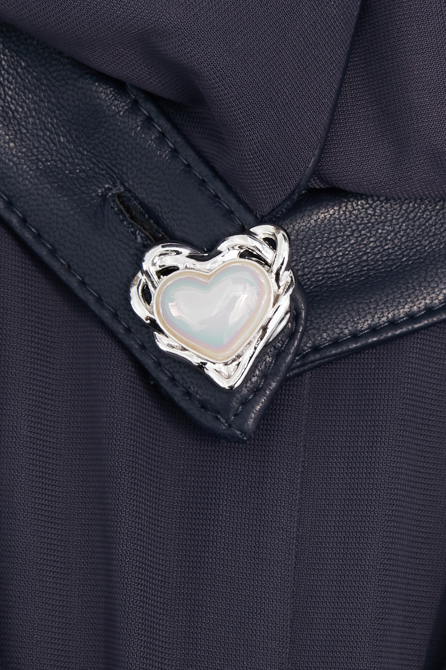 Sleeveless PU Navy DressSleeveless PU Navy Dress,Dresses,Leather,Season (AW) Look