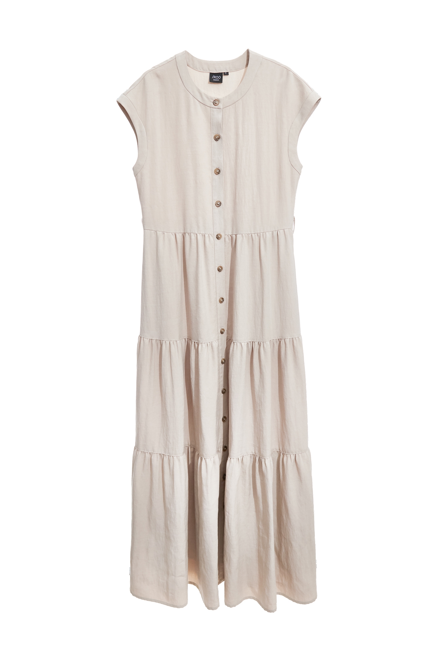 Button Front Khaki Maxi DressButton Front Khaki Maxi Dress,Dresses,Season (AW) Look