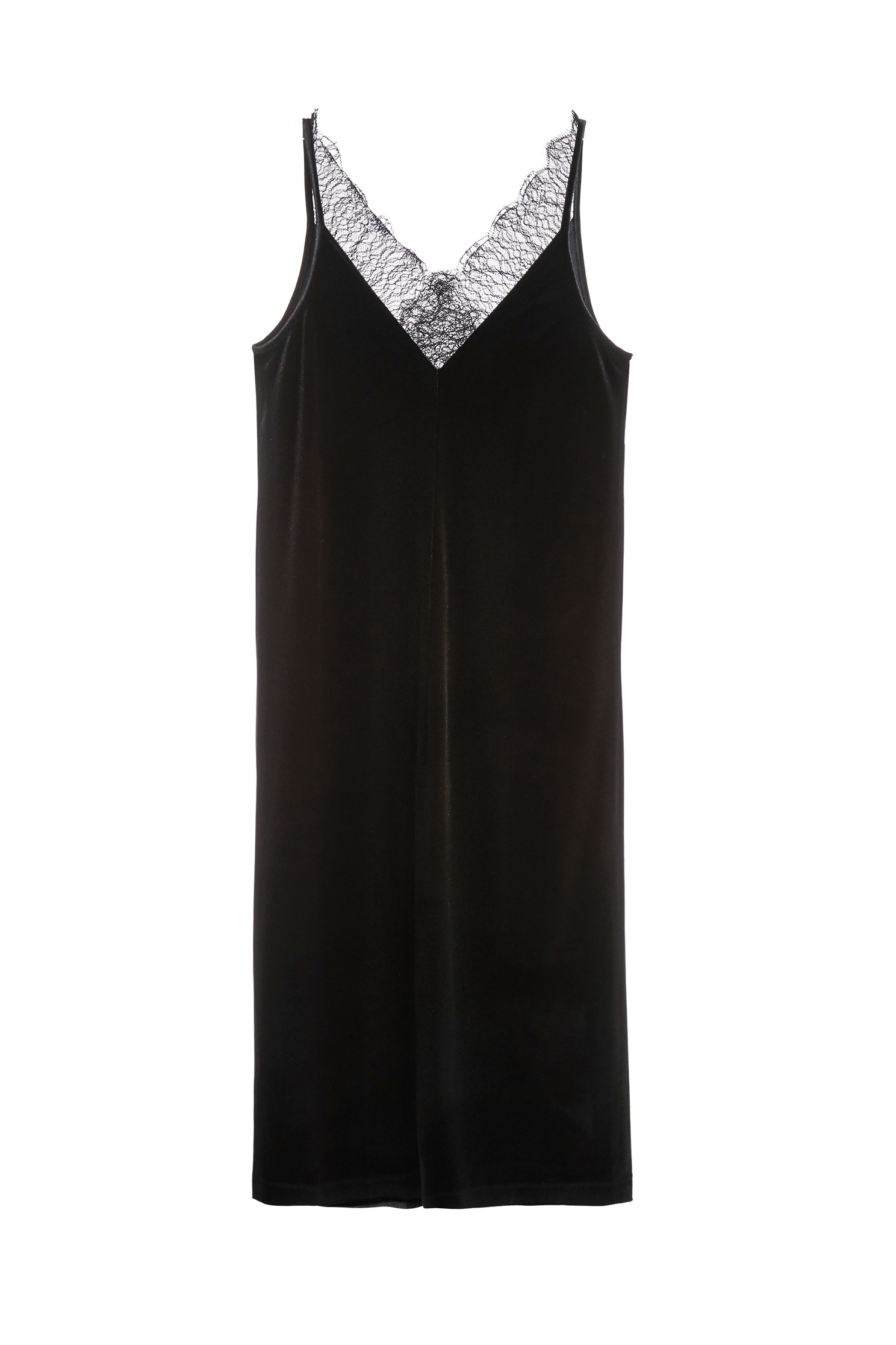 Lace Detail Sleeveless Midi DressLace Detail Sleeveless Midi Dress,Dresses,Season (AW) Look,Lace,Black dresses
