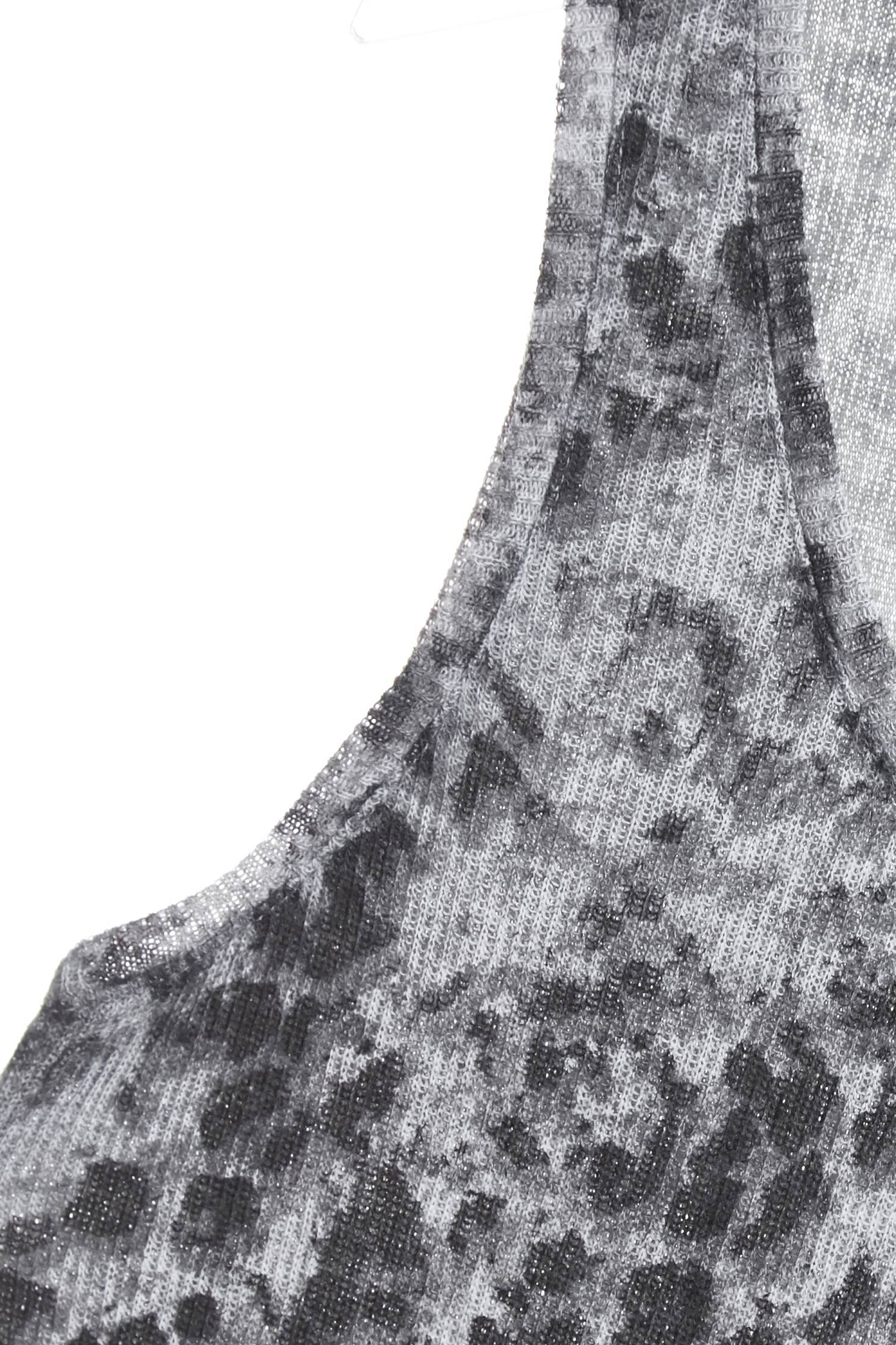 Charcoal Leopard Ink Print Style Sleeveless DressCharcoal Leopard Ink Print Style Sleeveless Dress,Dresses,Knitted dresses,Season (AW) Look,sleeveless tops,Knitted,Knitted dresses,Knitted tops