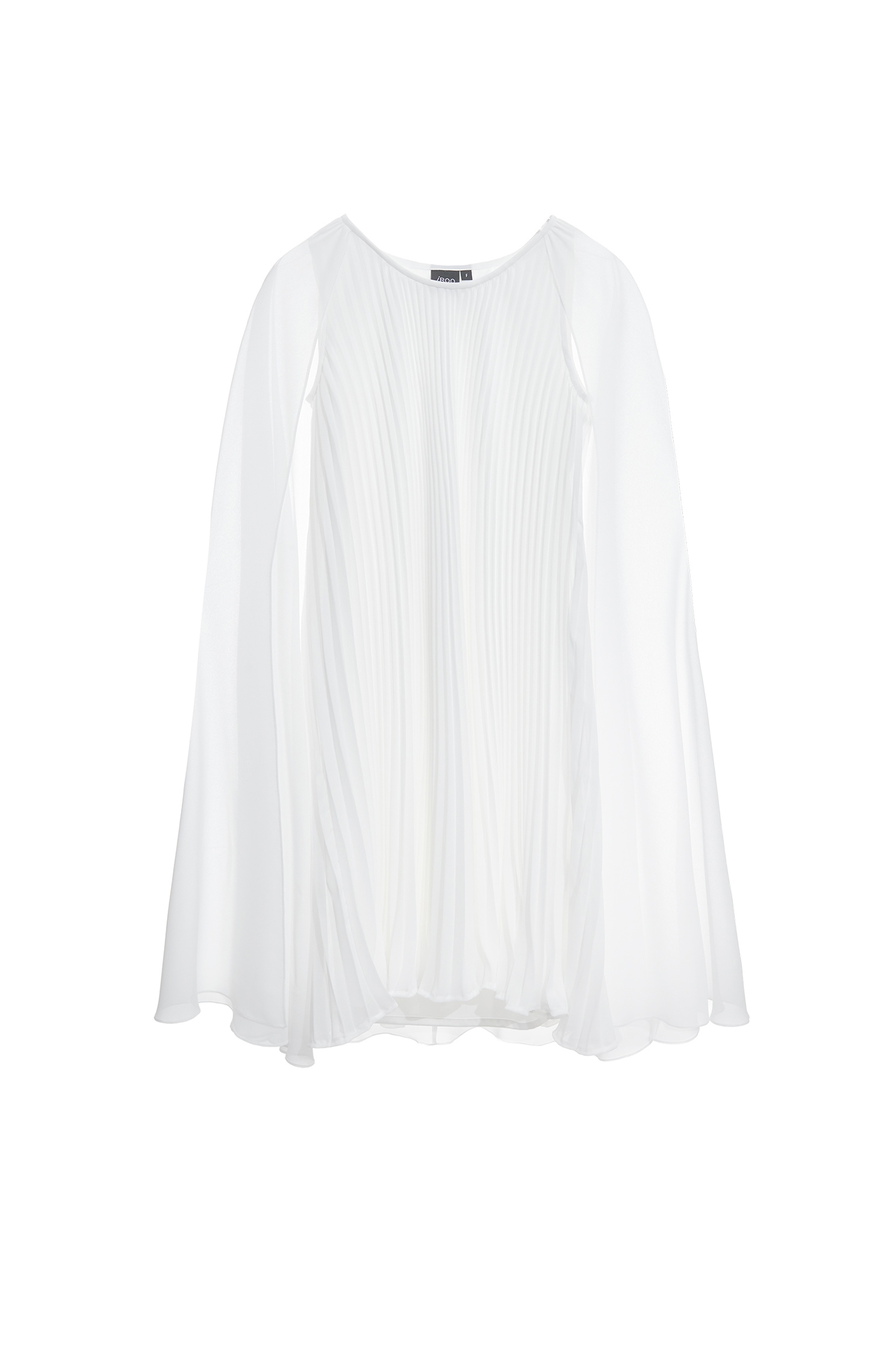 Pleated Chiffon Cape DressPleated Chiffon Cape Dress,Dresses,sleeveless tops,White dresses,Season (AW) Look,sleeveless tops,Chiffon