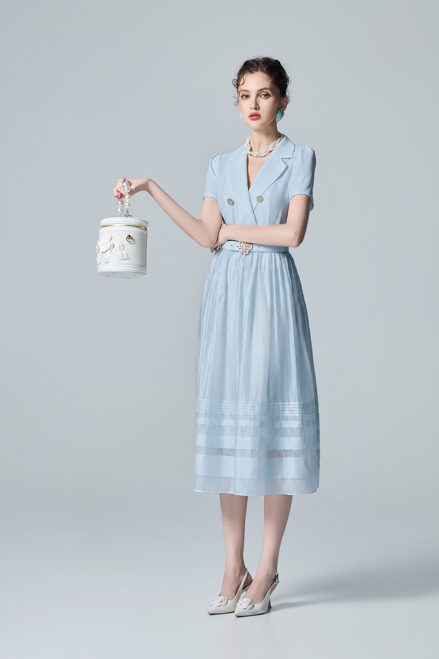 Blazer Style Short Sleeve DressBlazer Style Short Sleeve Dress,Dresses,Season (AW) Look