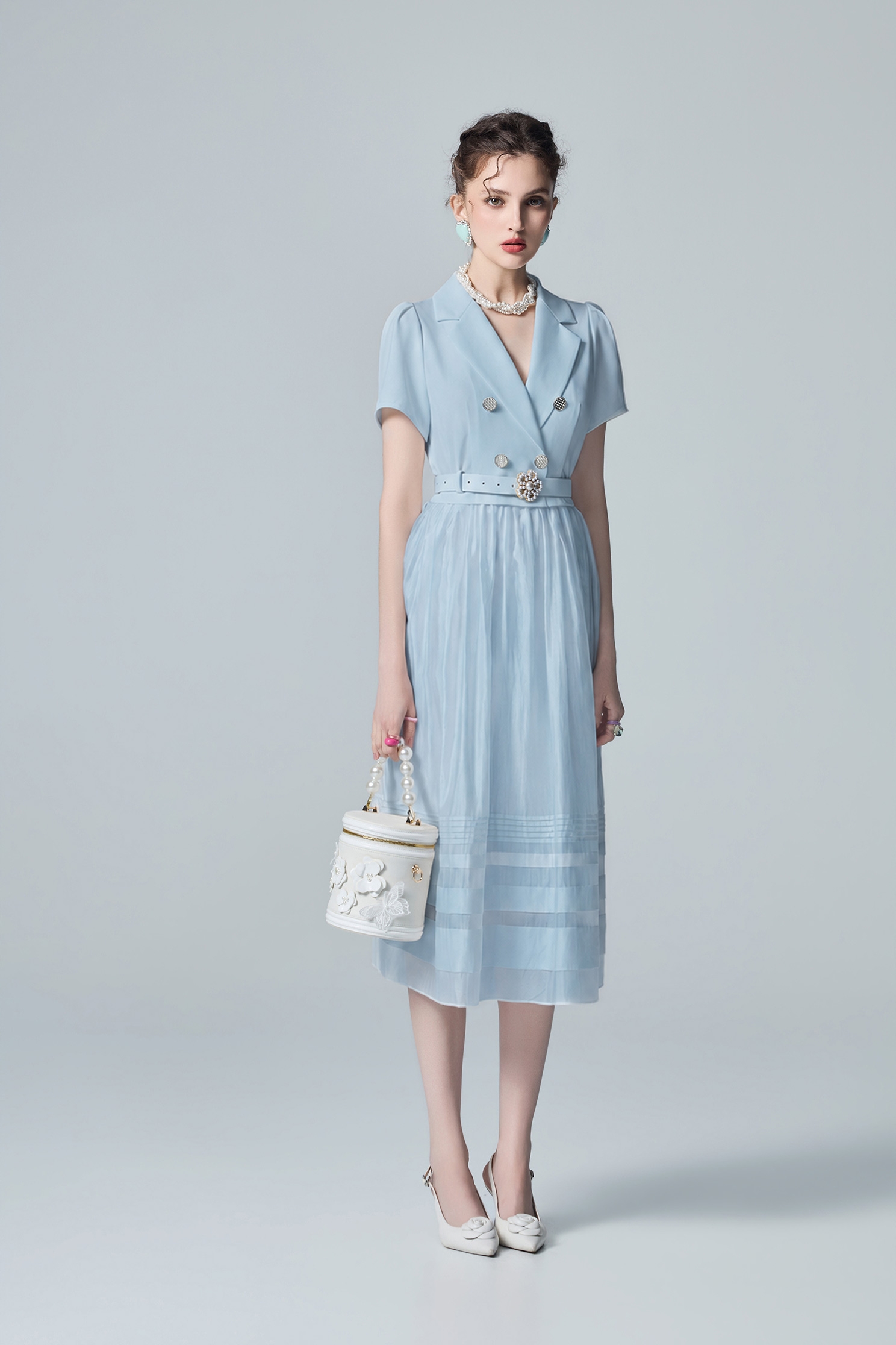 Blazer Style Short Sleeve DressBlazer Style Short Sleeve Dress,Dresses,Season (AW) Look