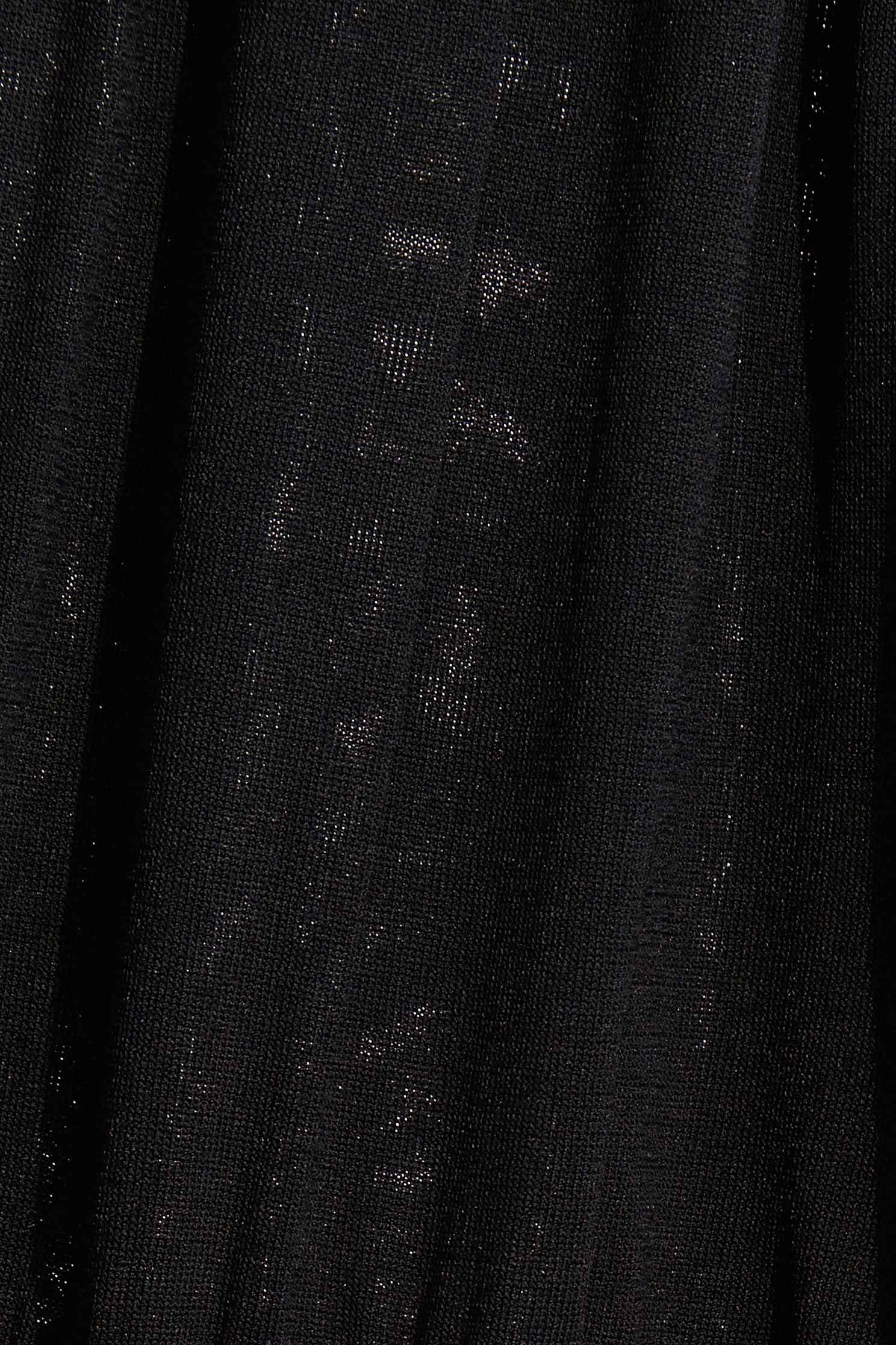 Brown Trim Contrast Knit DressBohemian style knit long dress,Dresses,Rayon,Knitted dresses,travelwear,Party Looks,Season (AW) Look,slimlooks,Knitted,Knitted dresses,Black dresses