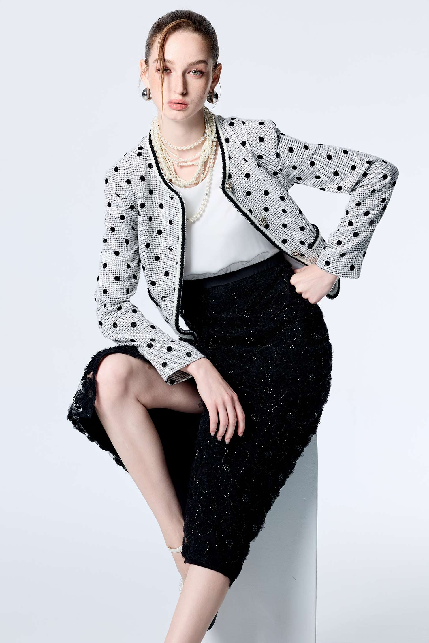 Sleeveless Black White Contrast DressSleeveless Black White Contrast Dress,Dresses,Season (SS) Look,Sleeveless dresses