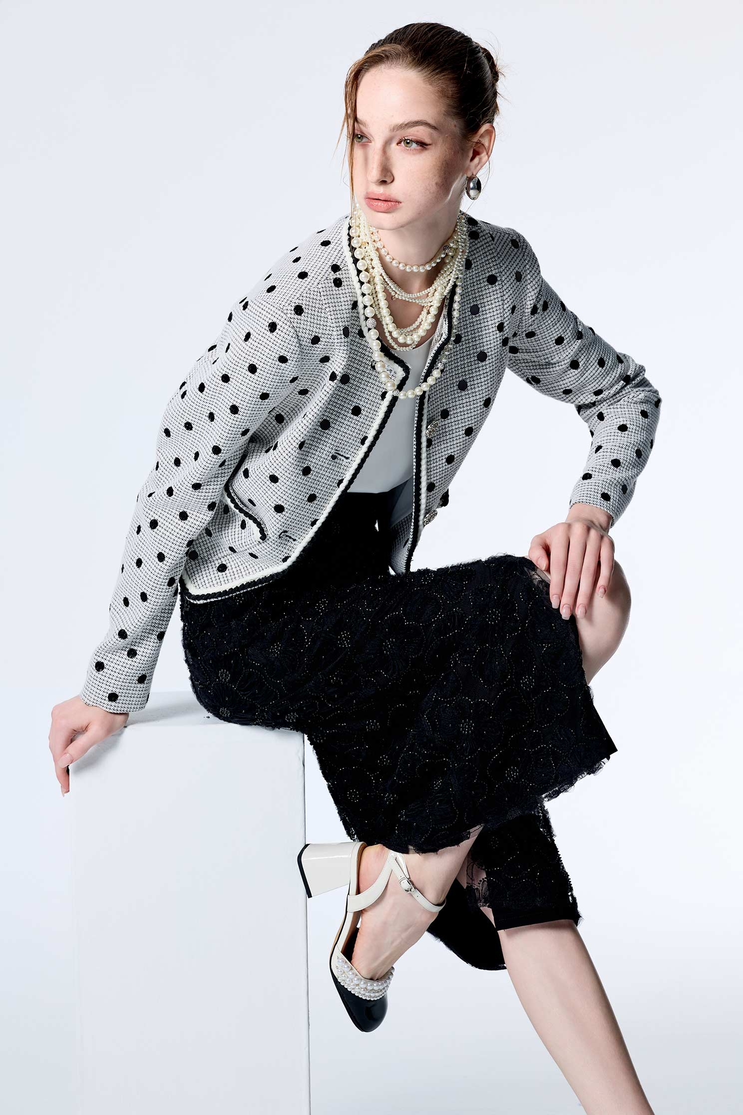 Sleeveless Black White Contrast DressSleeveless Black White Contrast Dress,Dresses,Season (SS) Look,Sleeveless dresses