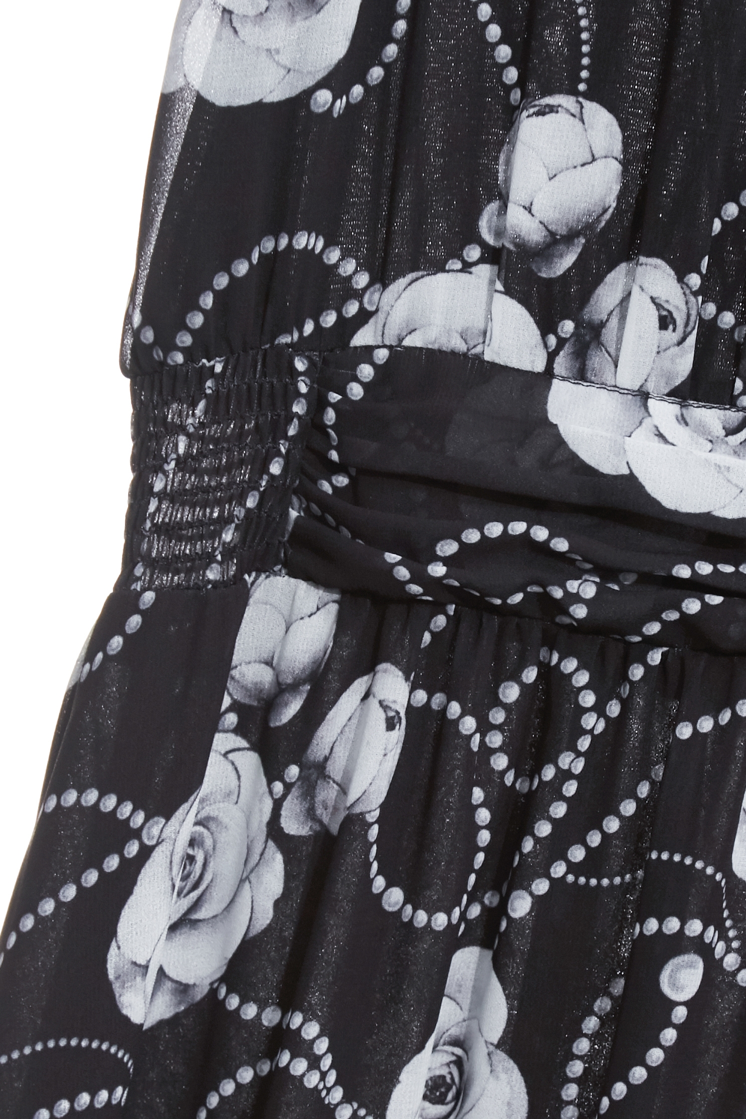 Rose Print Maxi Sleeveless DressRose Print Maxi Sleeveless Dress,U-neck dresses,Dresses,Casual dresses,Chiffon dresses,Sleeveless dresses,pearl,Floral dresses,Season (AW) Look,Maxi dresses,Chiffon,Chiffon dresses,Black dresses