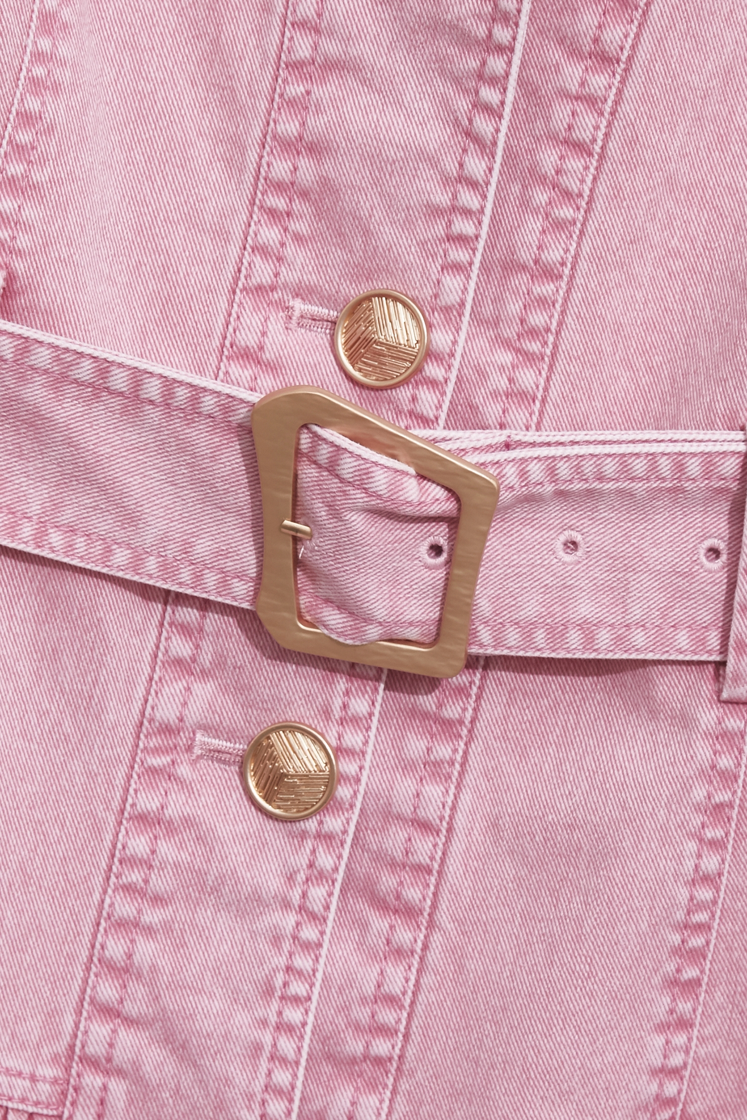 Pink Denim Sleeveless DressPink Denim Sleeveless Dress,Dresses,Denim,Season (AW) Look
