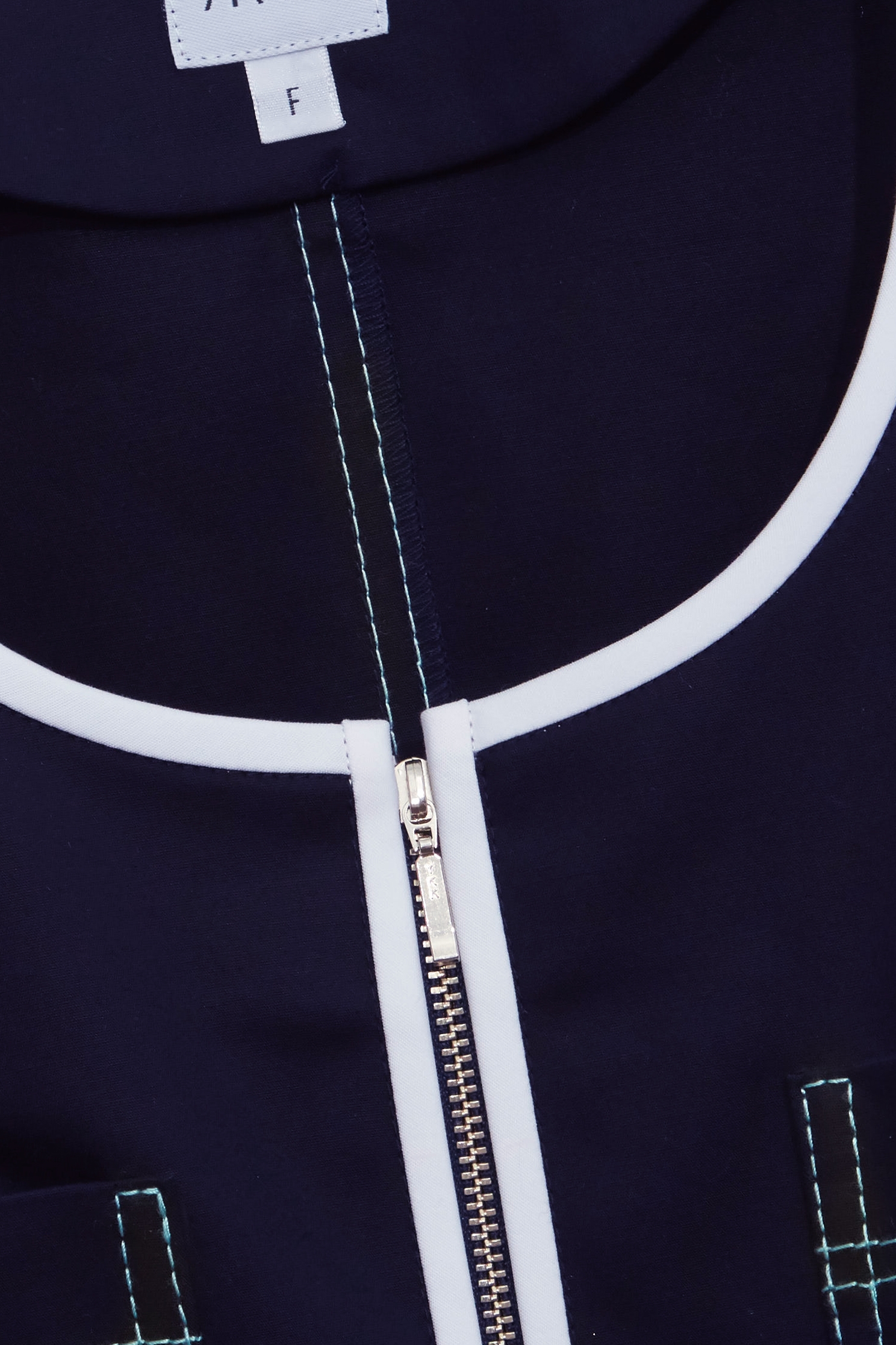 Contrast Detail Sleeveless DressContrast Detail Sleeveless Dress,U-neck dresses,Season (SS) Look