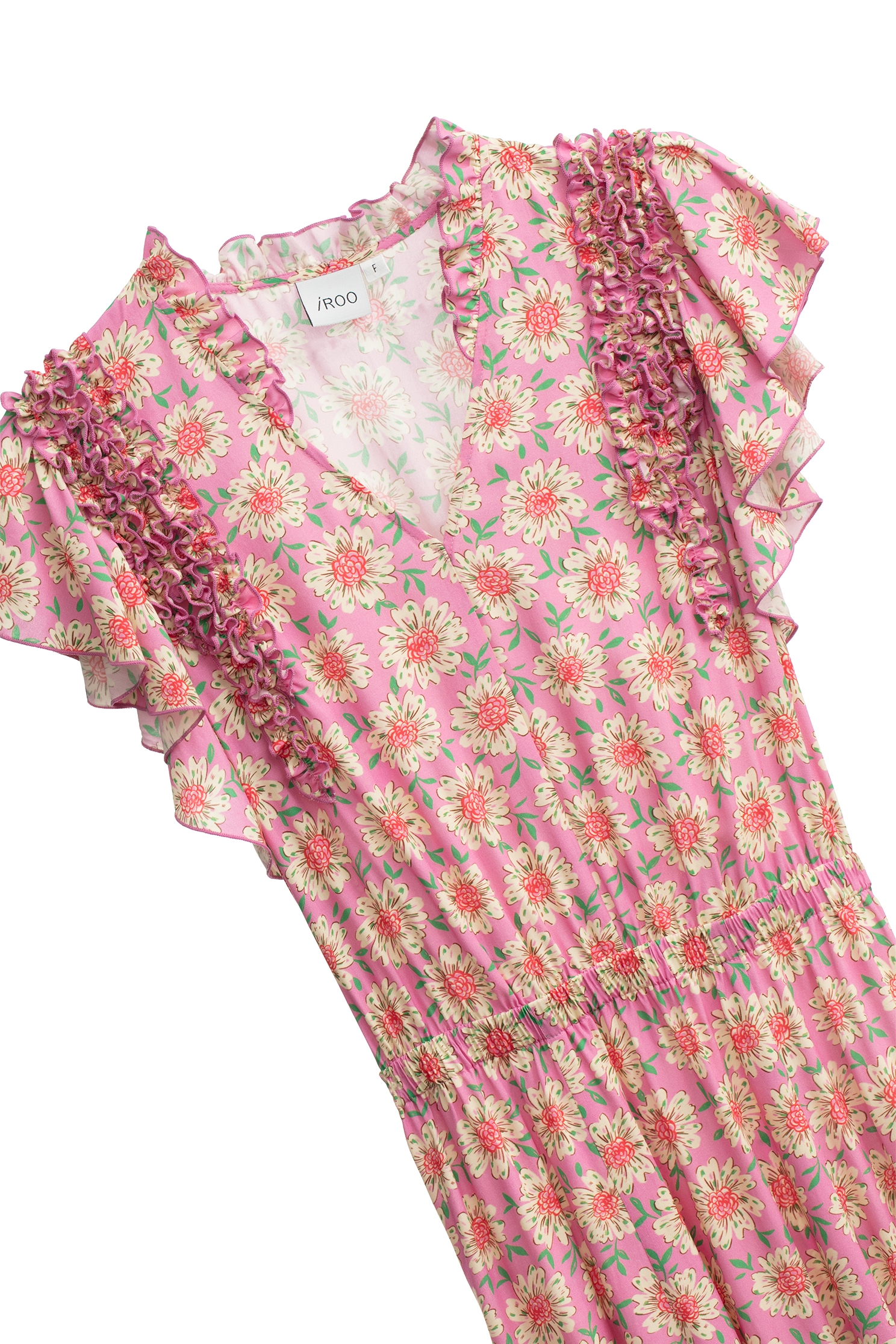 Floral Print With Flutter Sleeve Maxi DressFloral Print With Flutter Sleeve Maxi Dress,Dresses,Season (SS) Look,Maxi dresses