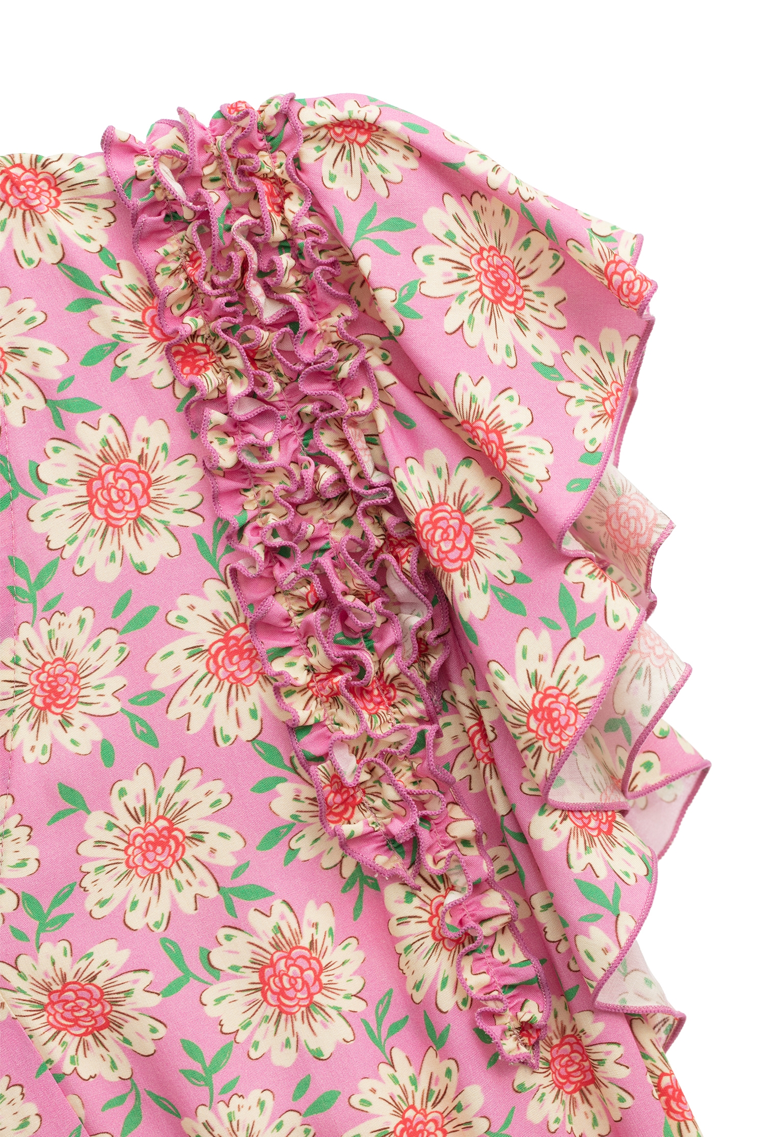 Floral Print With Flutter Sleeve Maxi DressFloral Print With Flutter Sleeve Maxi Dress,Dresses,Season (SS) Look,Maxi dresses