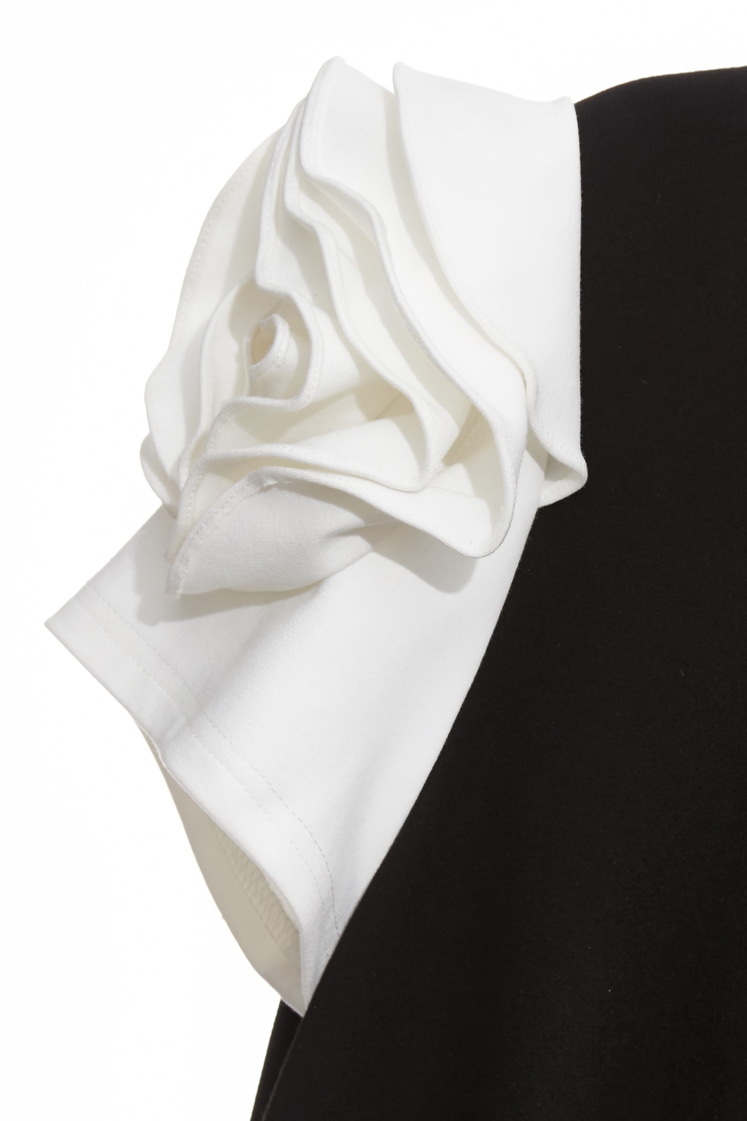 3-D Floral Sleeve Detail Maxi Dress3-D Floral Sleeve Detail Maxi Dress,Dresses,bestselling,Season (SS) Look,Black dresses