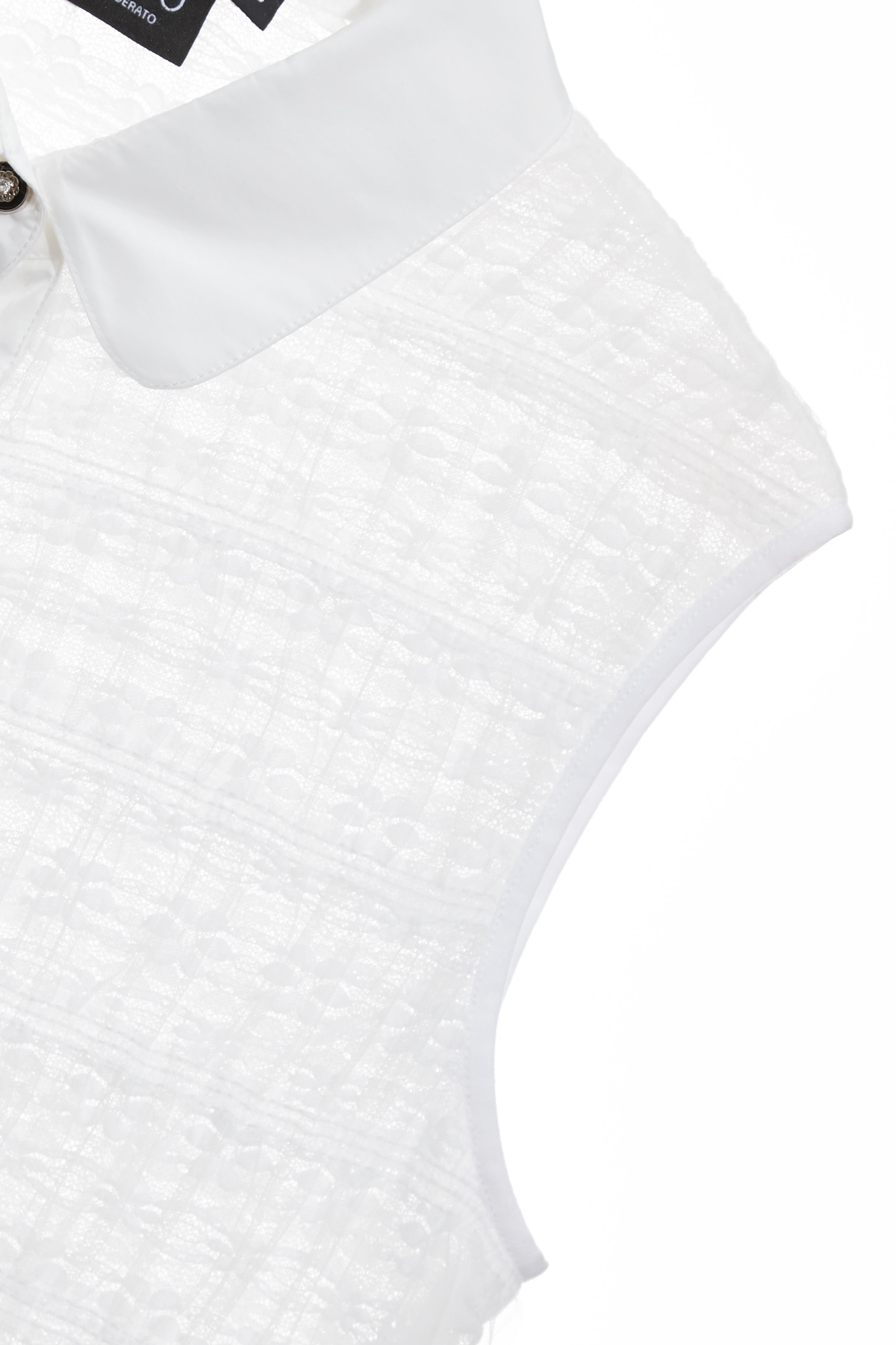 Button Front Floral Detail Mesh VestButton Front Floral Detail Mesh Vest,sleeveless tops,Season (SS) Look,White tops,sleeveless tops