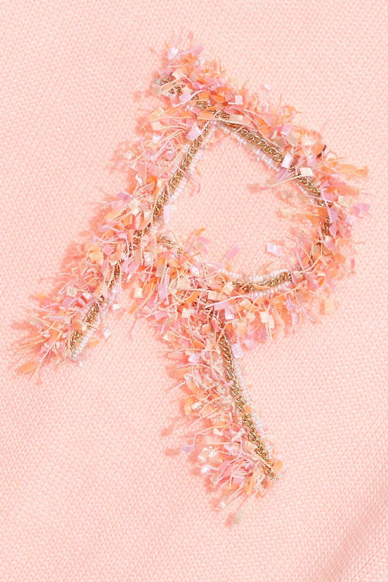 Pink Turtle Neck Knit Vest With R Logoknitted top with letter,sleeveless tops,Tops,Season (AW) Look,Pink,Knitted,Knitted tops