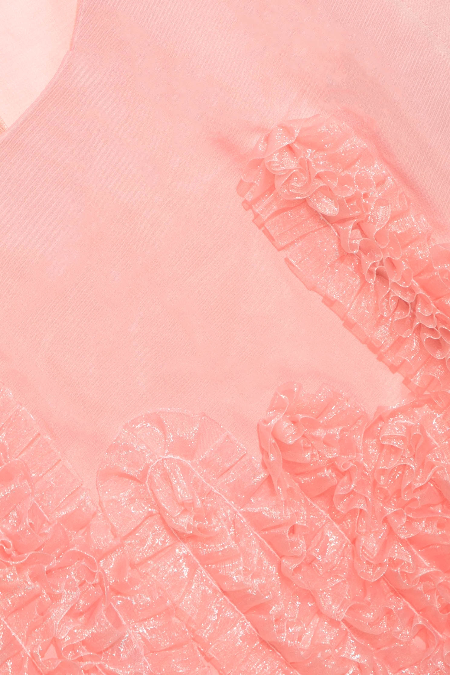 Front Pleated Ruffle Detail VestFront Pleated Ruffle Detail Vest,sleeveless tops,Tops,Season (AW) Look,Mesh fabric,sleeveless tops,bows