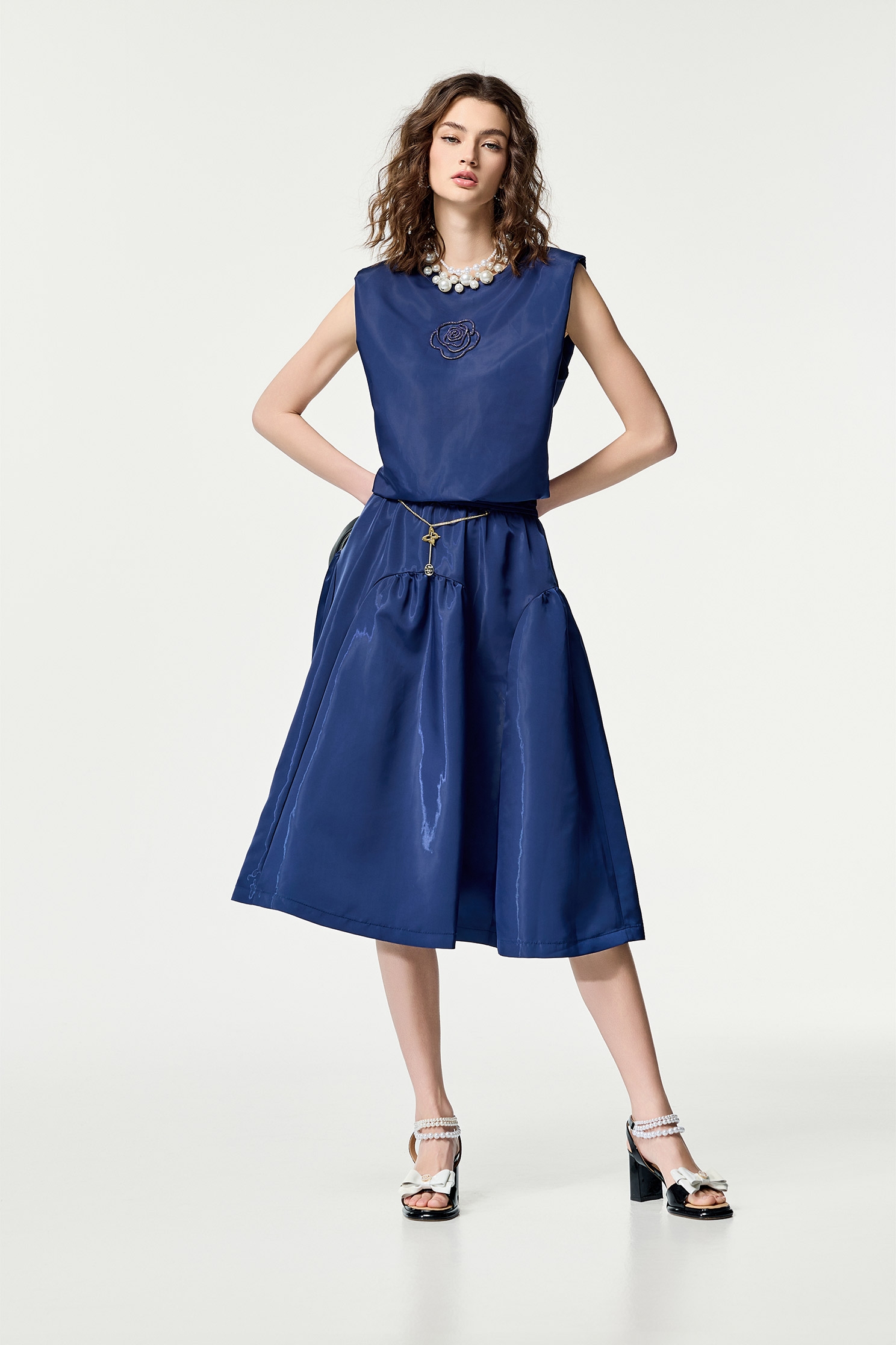 Rose Logo Navy VestRose Logo Navy Vest,sleeveless tops,Tops,Season (SS) Look,co-ord sets,sleeveless tops,Valentine,sleeveless tops