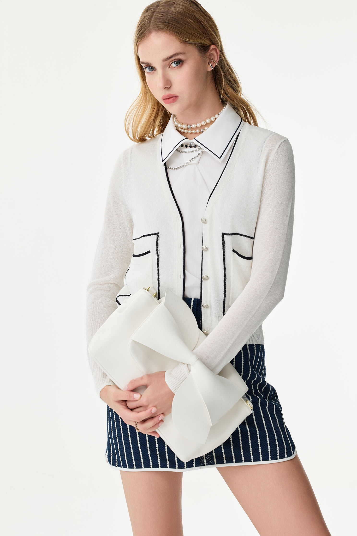 Necktie Knot Detail VestNecktie Knot Detail Vest,sleeveless tops,Office Looks,Tops,Season (SS) Look