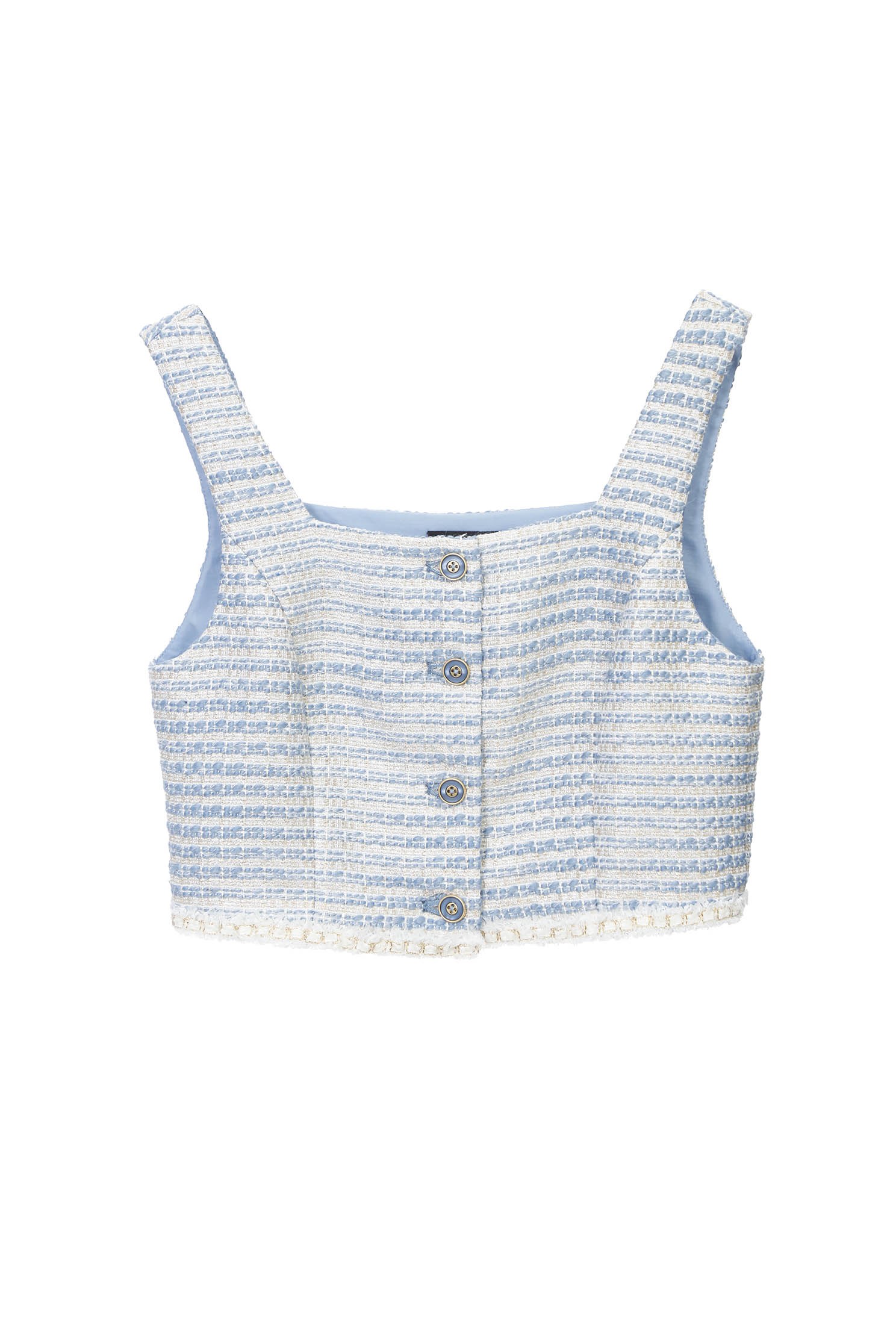 Crop Tweed VestCrop Tweed Vest,sleeveless tops,Online Exclusive,Season (AW) Look,sleeveless tops