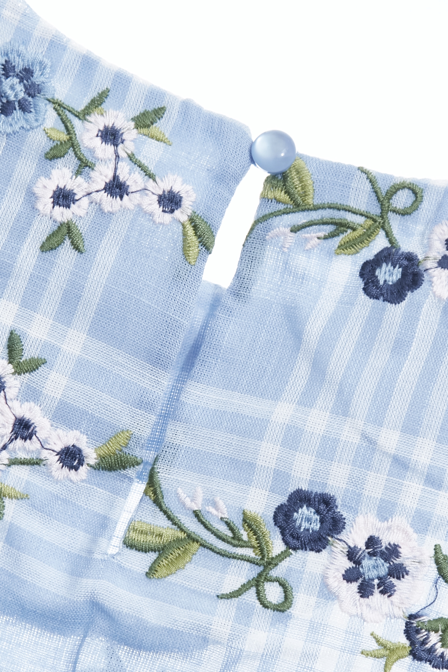 Floral Embroidery Checkered VestFloral Embroidery Checkered Vest,sleeveless tops,Tops,Embroidered,Season (SS) Look,Plaid,Embroidered,sleeveless tops
