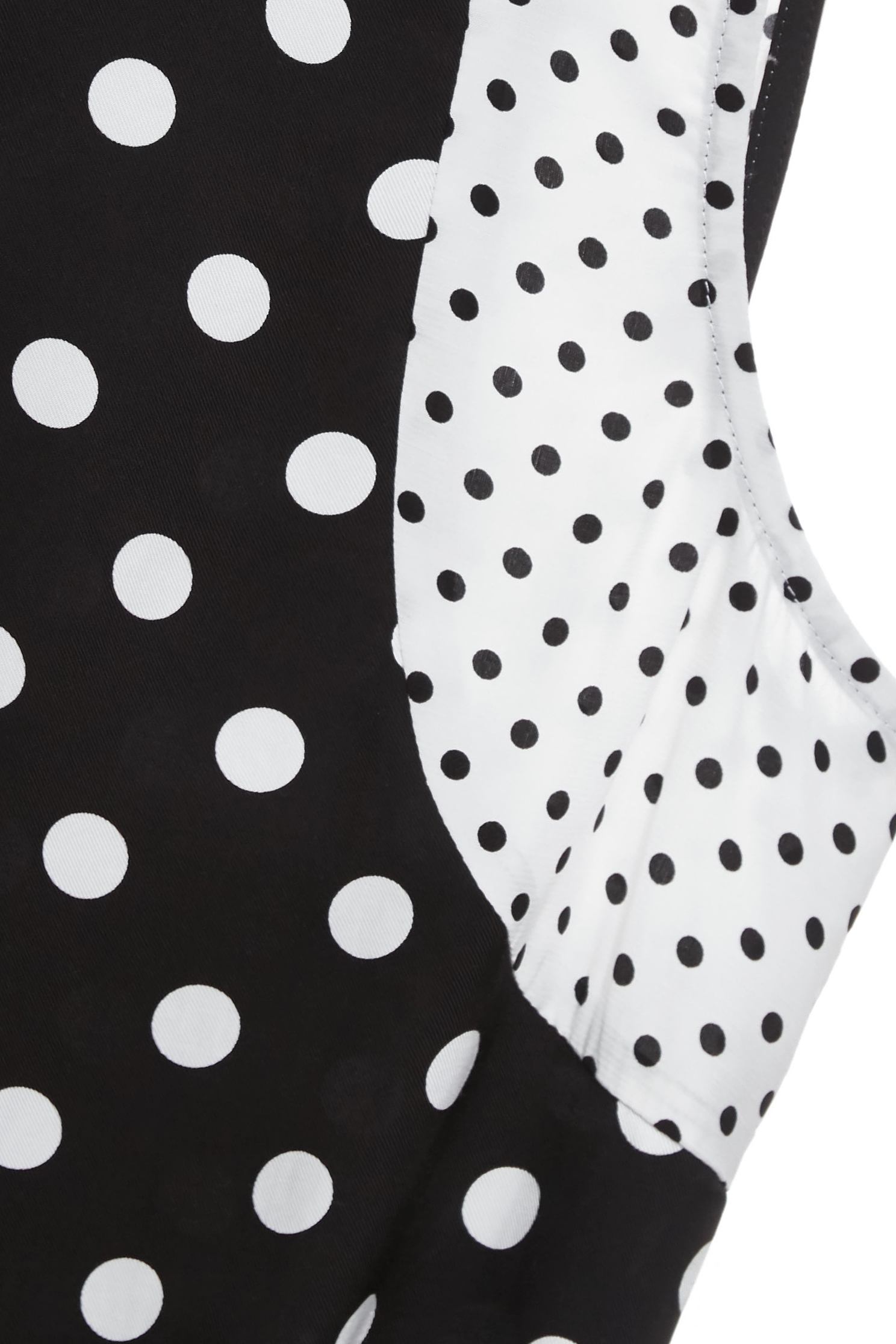 Contrast Polka Dot VestContrast Polka Dot Vest,sleeveless tops,Office Looks,Season (SS) Look,dotcollection,sleeveless tops,upperclass