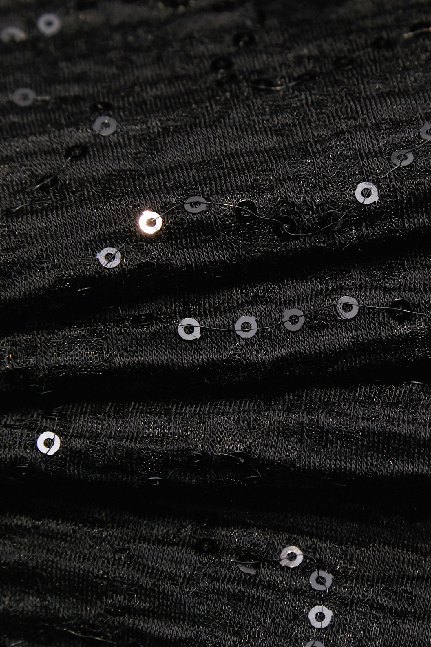 Ruffle Collar Sequin VestRuffle Collar Sequin Vest,sleeveless tops,Season (SS) Look,dotcollection,Mesh fabric,sleeveless tops,Lace,Black tops