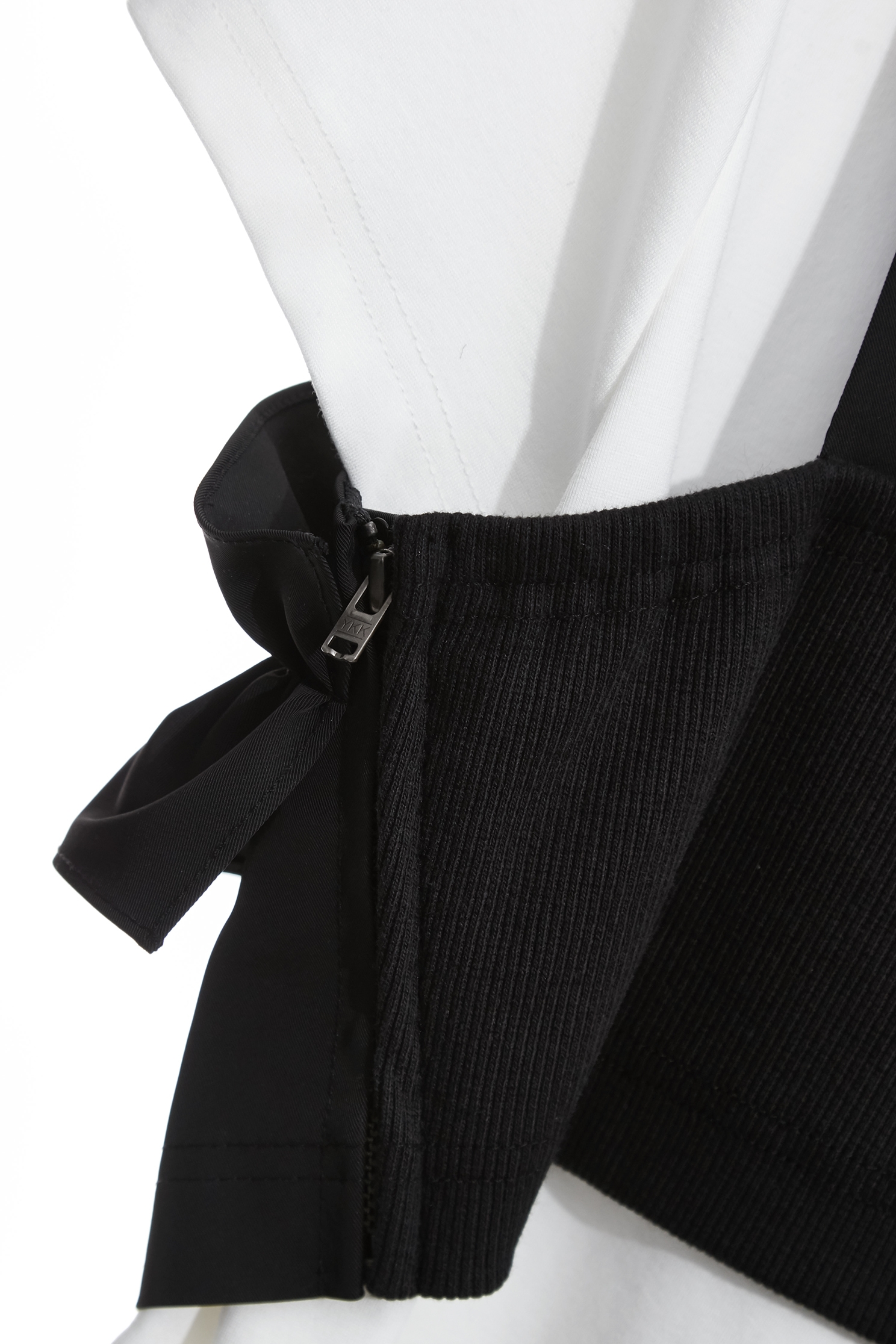 Black Ruffle Detail Outer Vest With TeeBlack Ruffle Detail Outer Vest With Tee,sleeveless tops,Tops,Embroidered,Season (SS) Look,sleeveless tops,Black tops