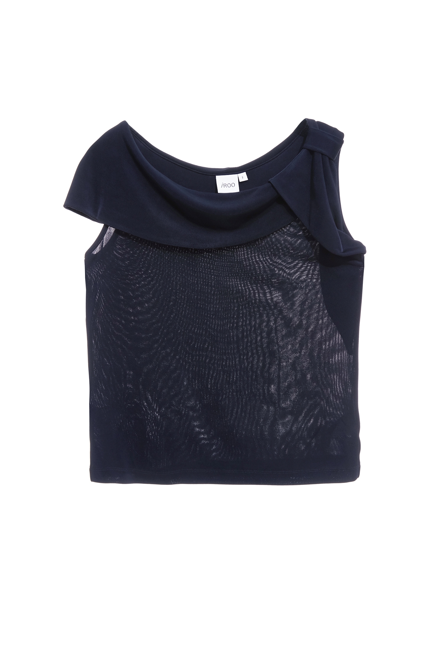 One Sided Shoulder Knot Detail TopOne Sided Shoulder Knot Detail Top,sleeveless tops,Tops,Season (SS) Look,sleeveless tops