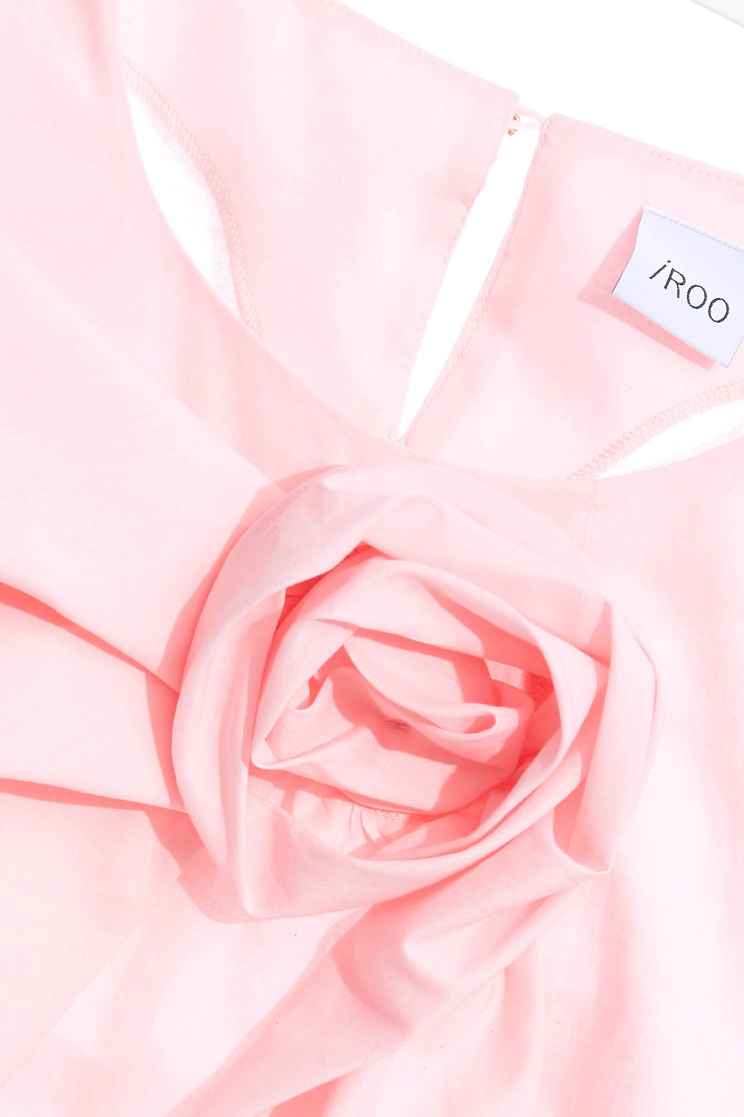 3-D Rose Petal Pink VestHand-folded vest-style top,sleeveless tops,Tops,Round neck tops,Queen,Season (SS) Look,sleeveless tops,healing colors,sleeveless tops