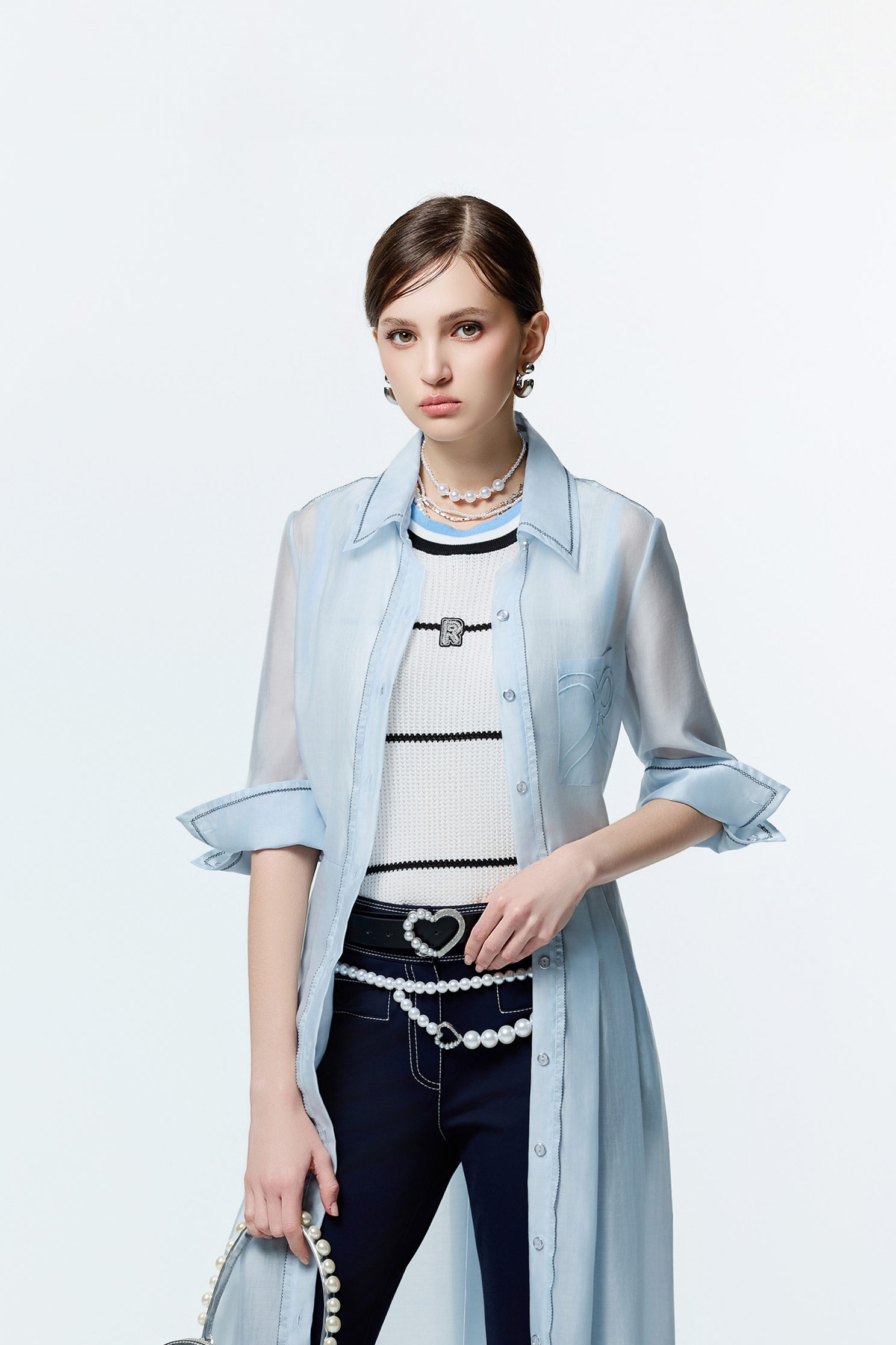 Contrast Stripe Round Neck Knit VestContrast Stripe Round Neck Knit Vest,sleeveless tops,Tops,sleeveless tops,Season (AW) Look,sleeveless tops,Knitted,Knitted tops