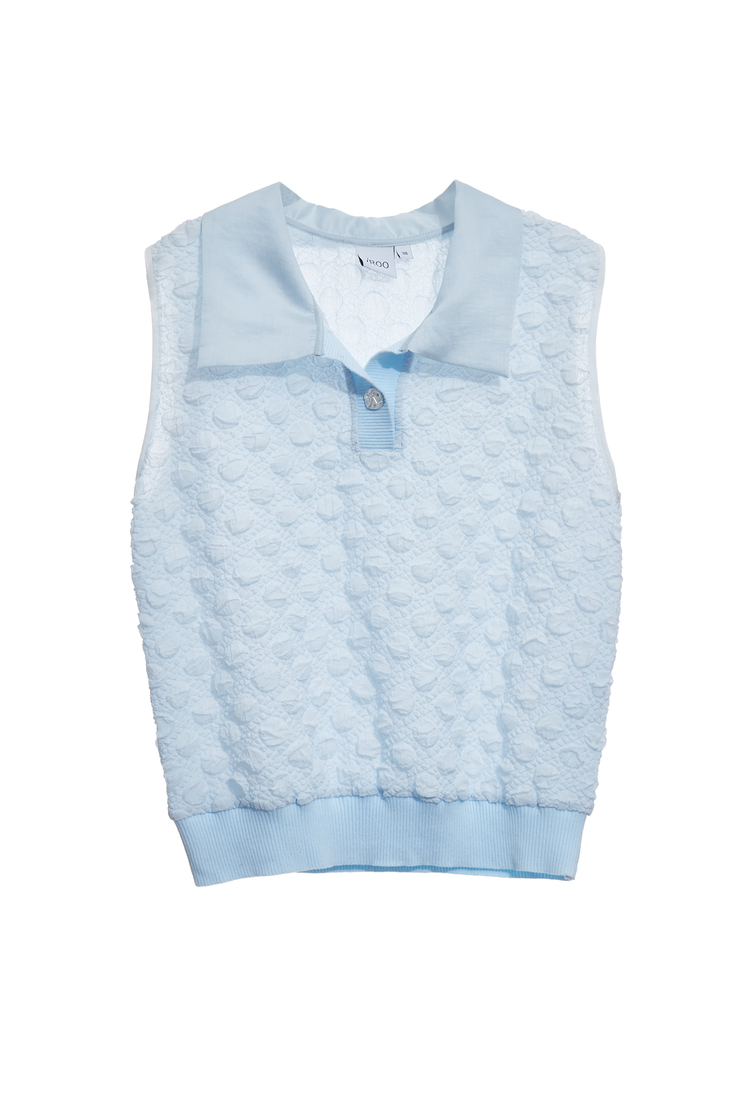 3-D Dotted Collar Vest3-D Dotted Collar Vest,sleeveless tops,Tops,dotcollection,sleeveless tops,Season (AW) Look,Valentine,sleeveless tops