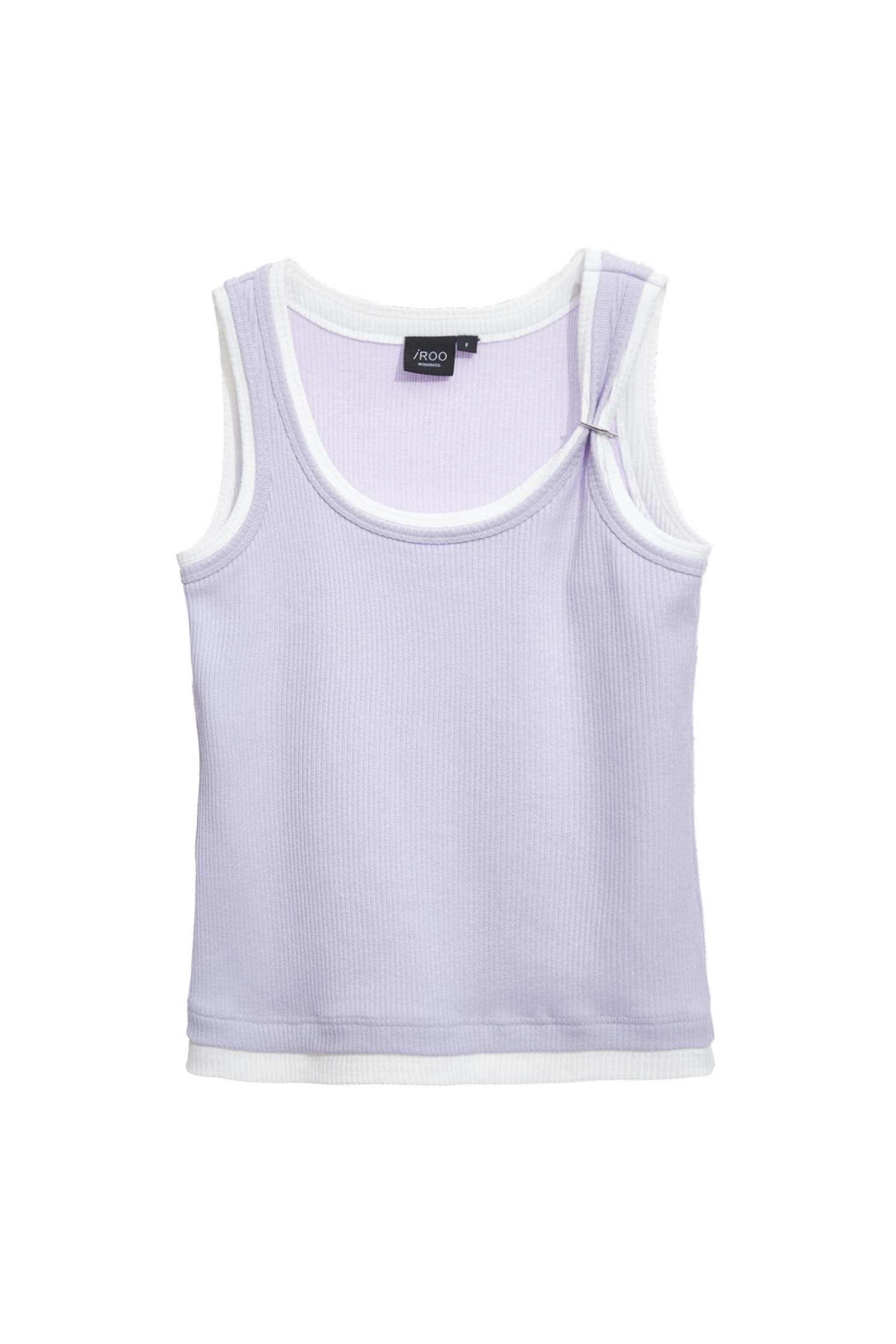 Buckle Detail Purple Tank TopBuckle Detail Purple Tank Top,sleeveless tops,Season (SS) Look,sleeveless tops