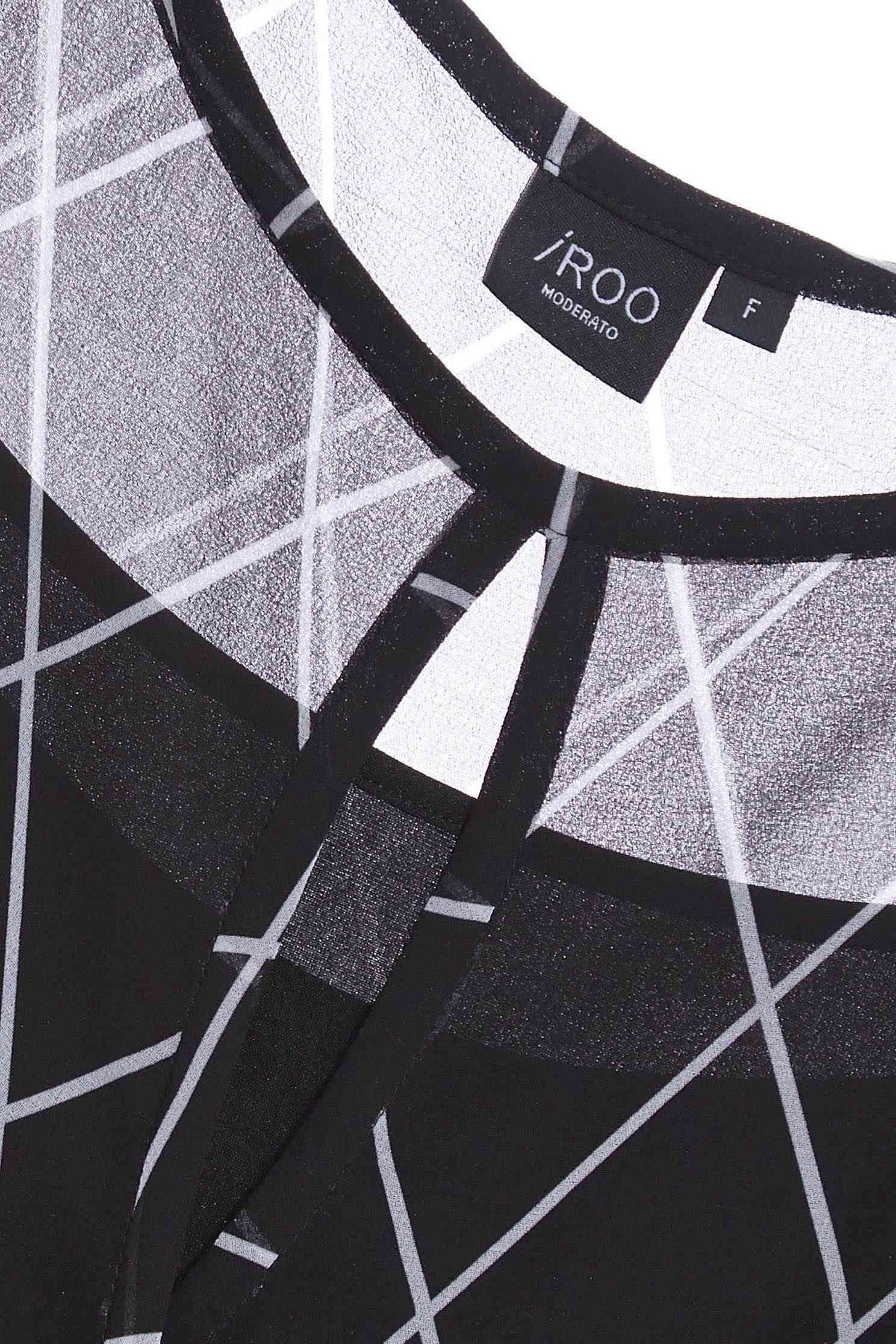 Large Diamond Pattern Chiffon VestCheck chiffon top,sleeveless tops,Tops,Round neck tops,Season (SS) Look,Plaid,mothergift,relaxrestrictions,Chiffon