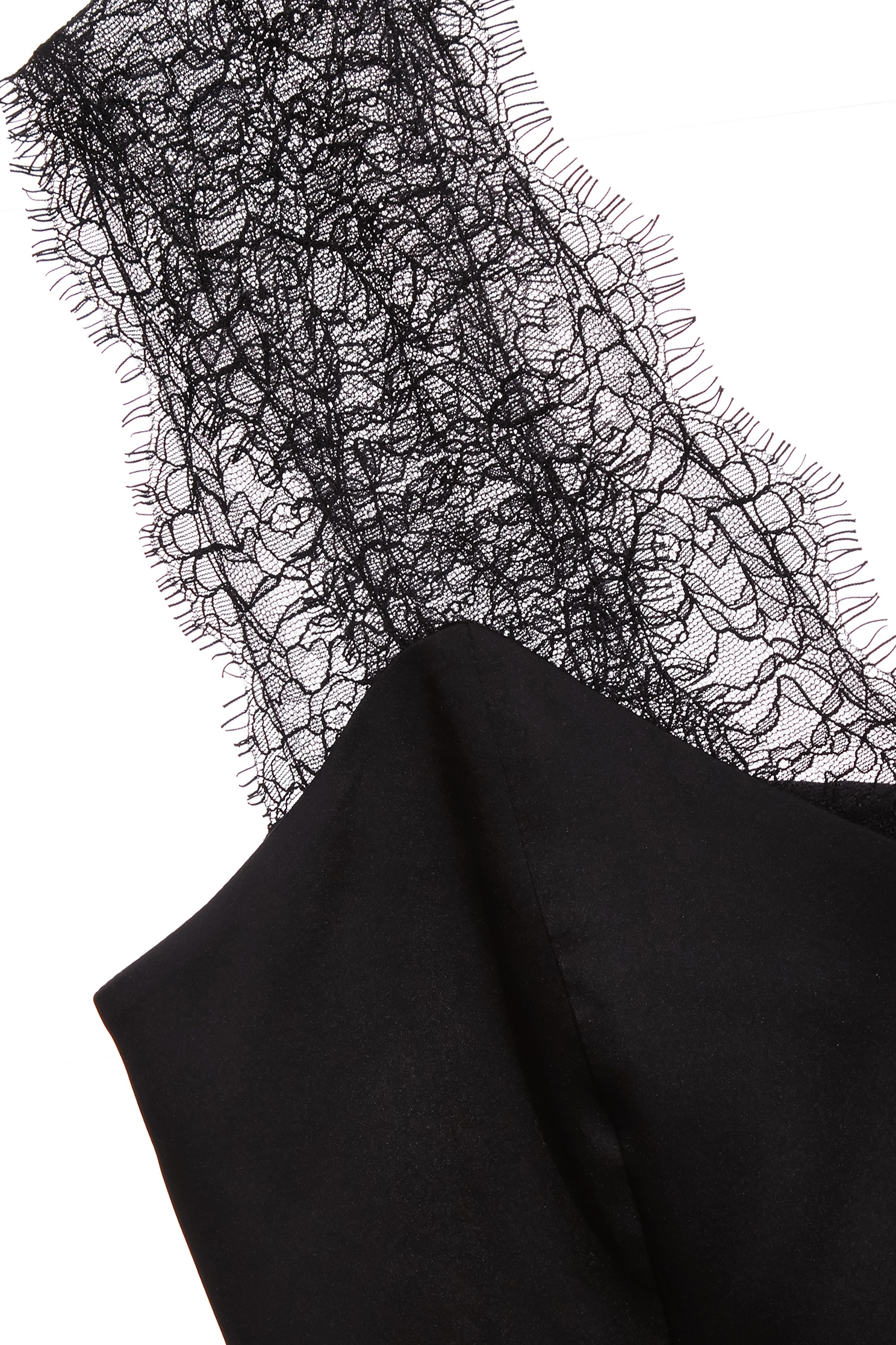 V-neck Lace Detail VestV-neck Lace Detail Vest,sleeveless tops,Season (AW) Look,sleeveless tops,Lace,Black tops