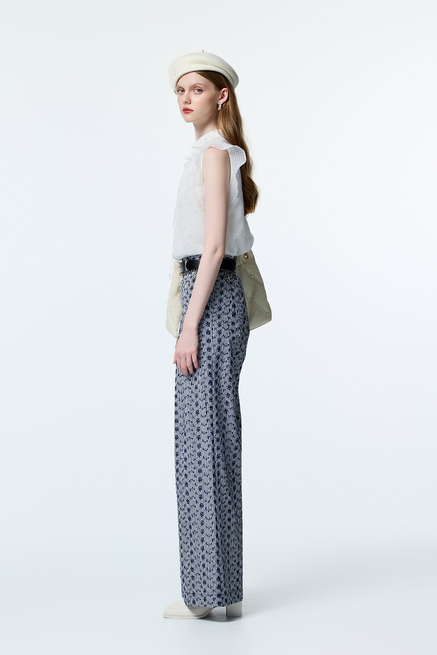 Iron-on Sequin Ruffle Detail VestIron-on Sequin Ruffle Detail Vest,sleeveless tops,Tops,White tops,Season (AW) Look,sleeveless tops