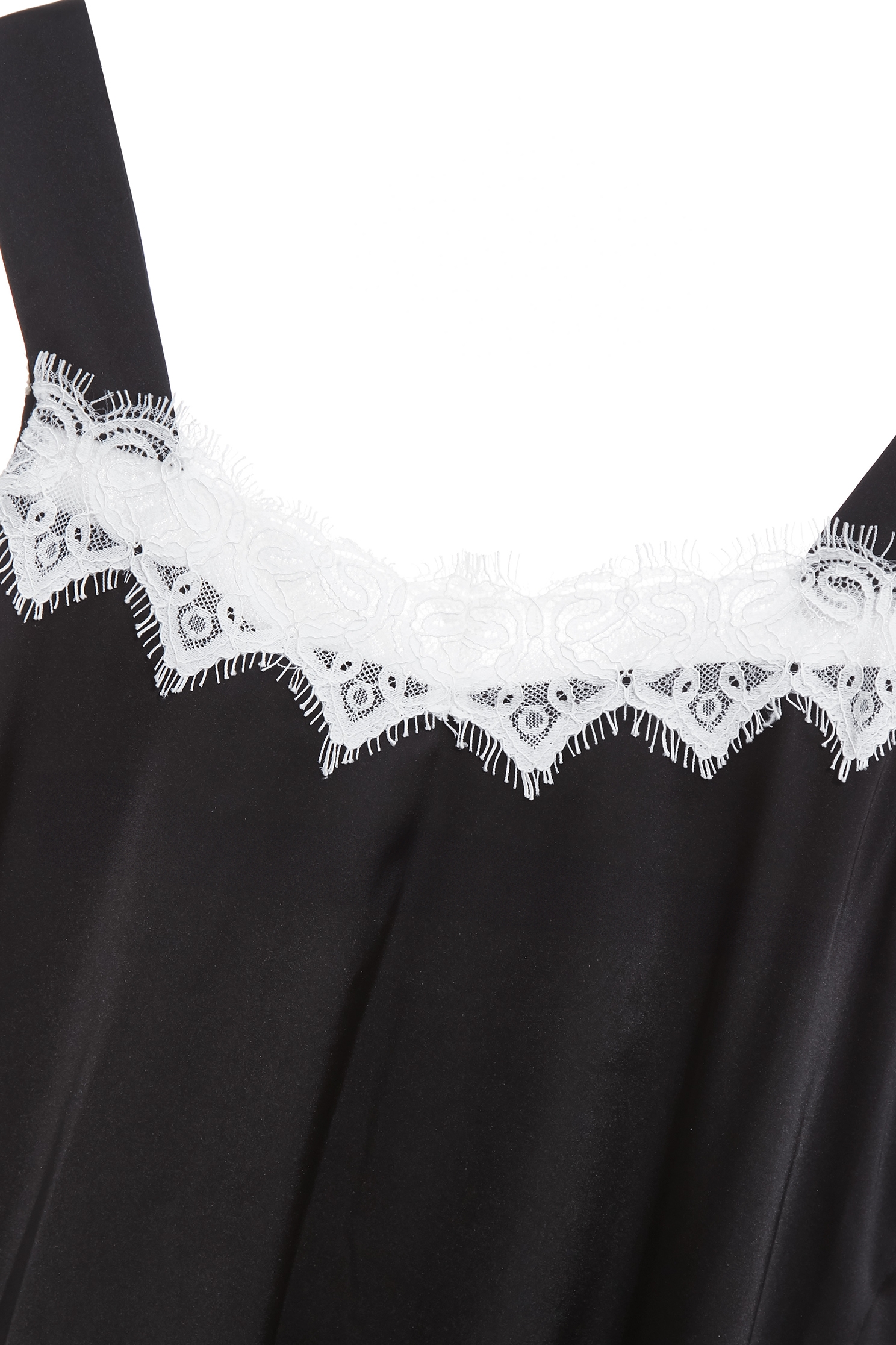 Contrast Lace Satin Tank TopContrast Lace Satin Tank Top,sleeveless tops,Season (AW) Look,sleeveless tops,Lace,Black tops