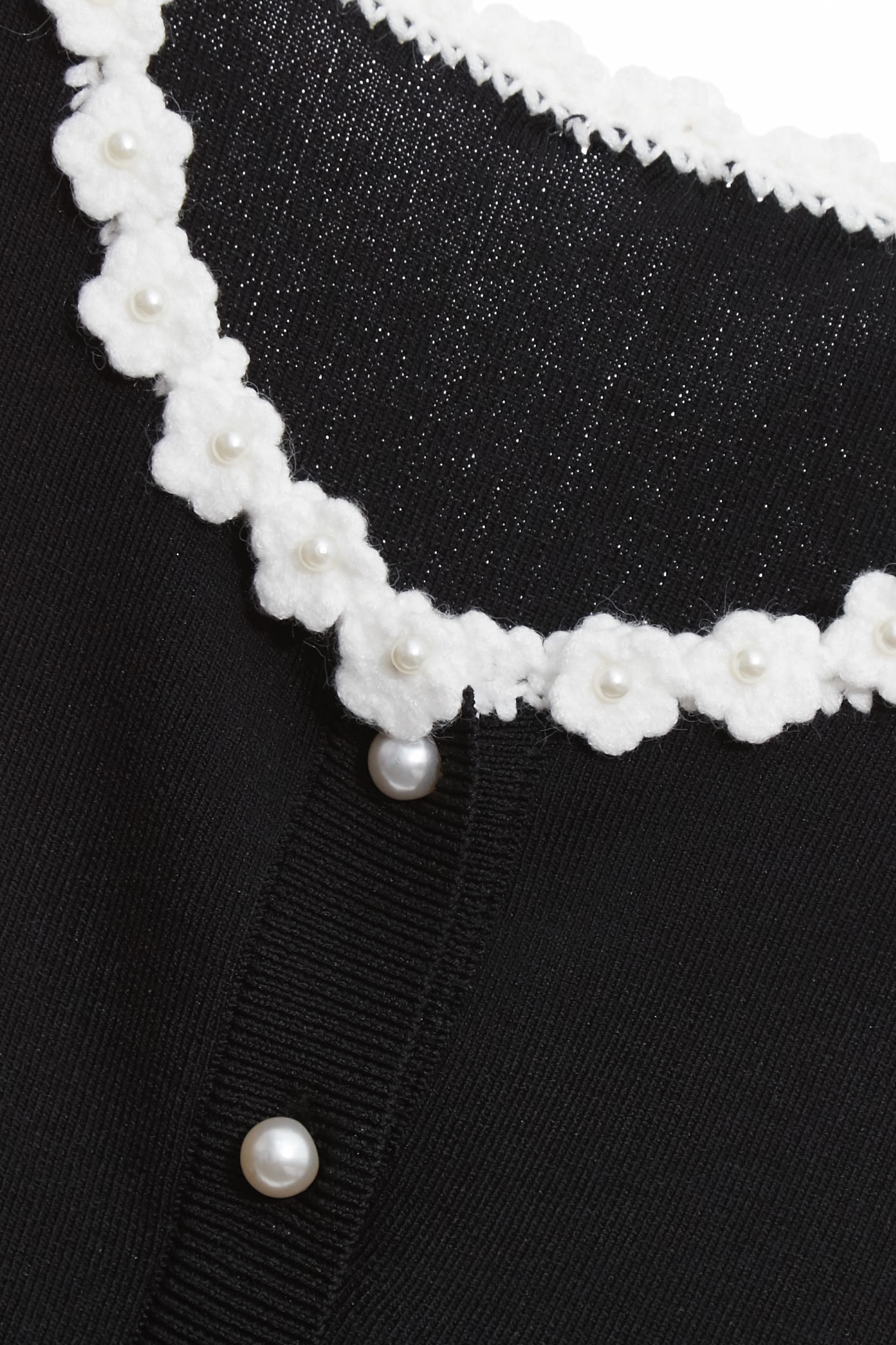 Contrast Floral Detail Knit VestContrast Floral Detail Knit Vest,sleeveless tops,Office Looks,bestselling,pearl,Season (AW) Look,Valentine,sleeveless tops,Knitted