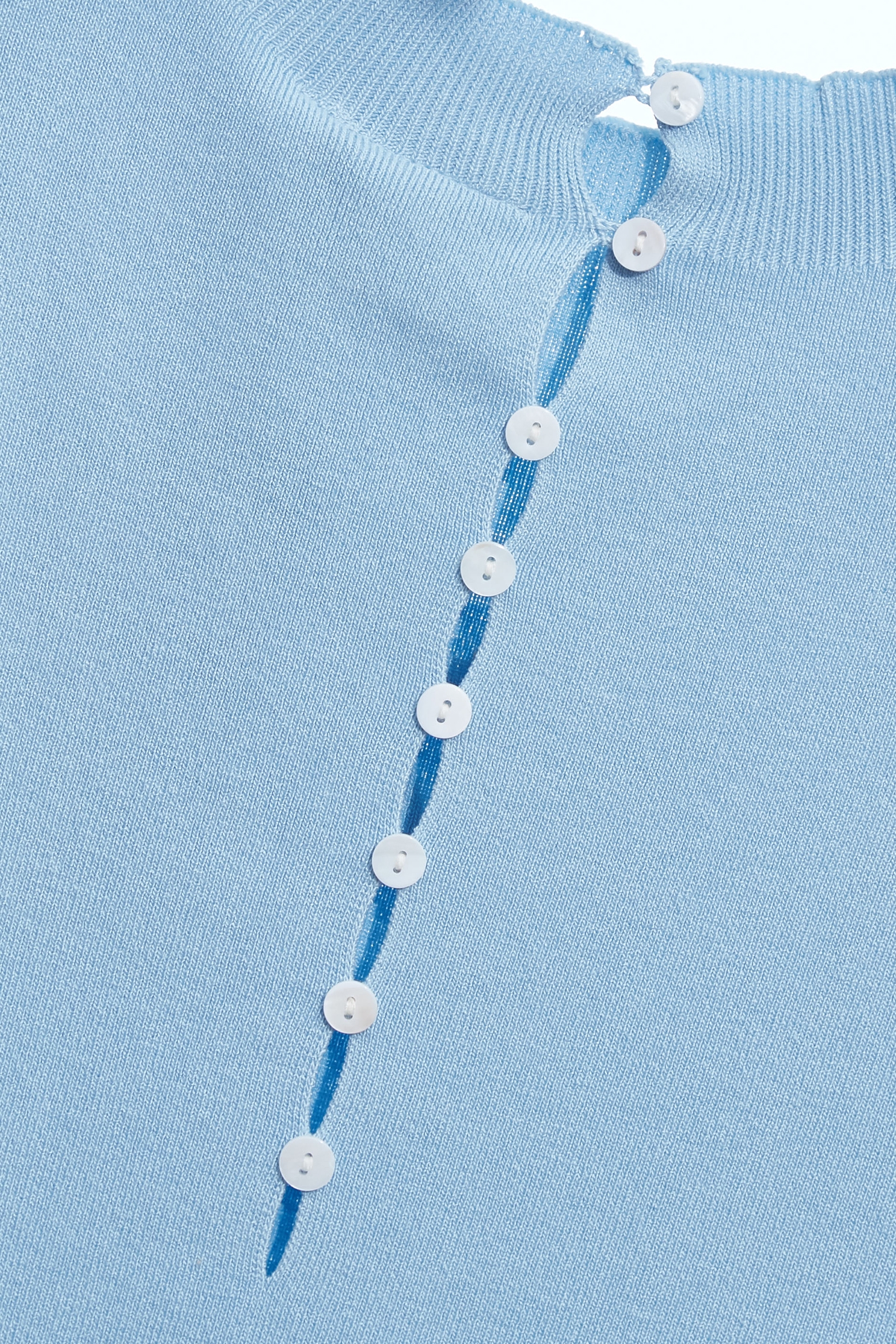 Heart Shape Brooch Blue Knit VestHeart Shape Brooch Blue Knit Vest,sleeveless tops,Tops,Season (AW) Look,sleeveless tops,Knitted,Knitted tops