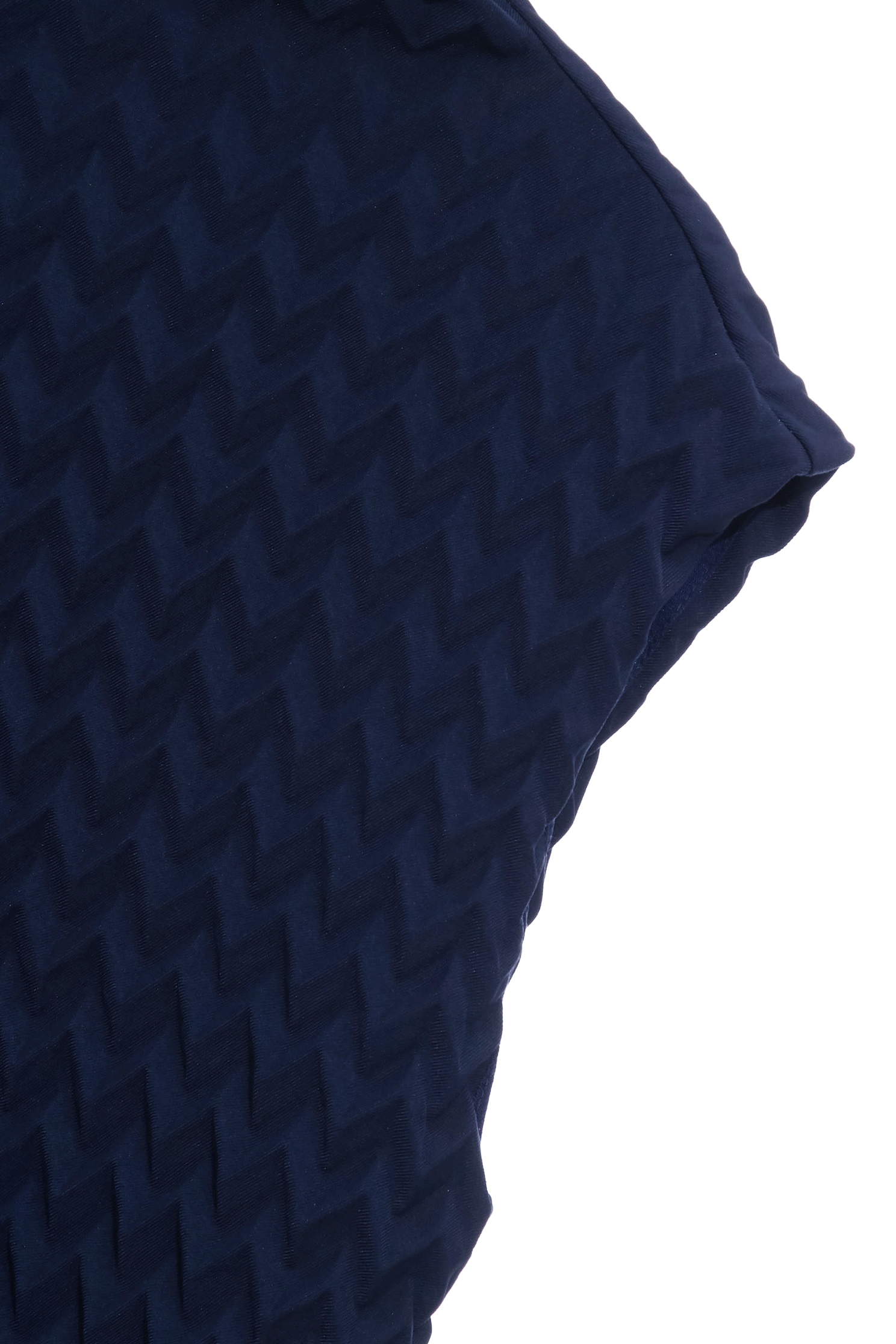 Navy Textured Pleats Turtleneck VestNavy Textured Pleats Turtleneck Vest,sleeveless tops,Tops,Season (AW) Look,sleeveless tops