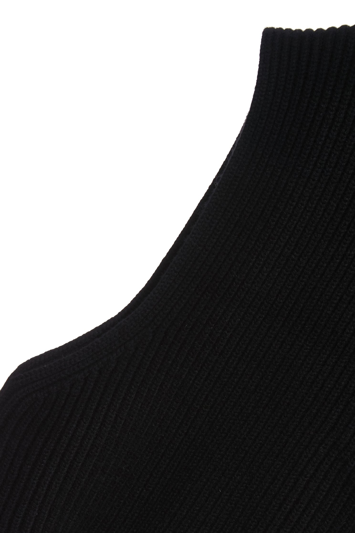 Turtleneck Front Zip Knit VestTurtleneck Front Zip Knit Vest,sleeveless tops,Season (AW) Look,sleeveless tops,Knitted,Knitted tops,Black tops