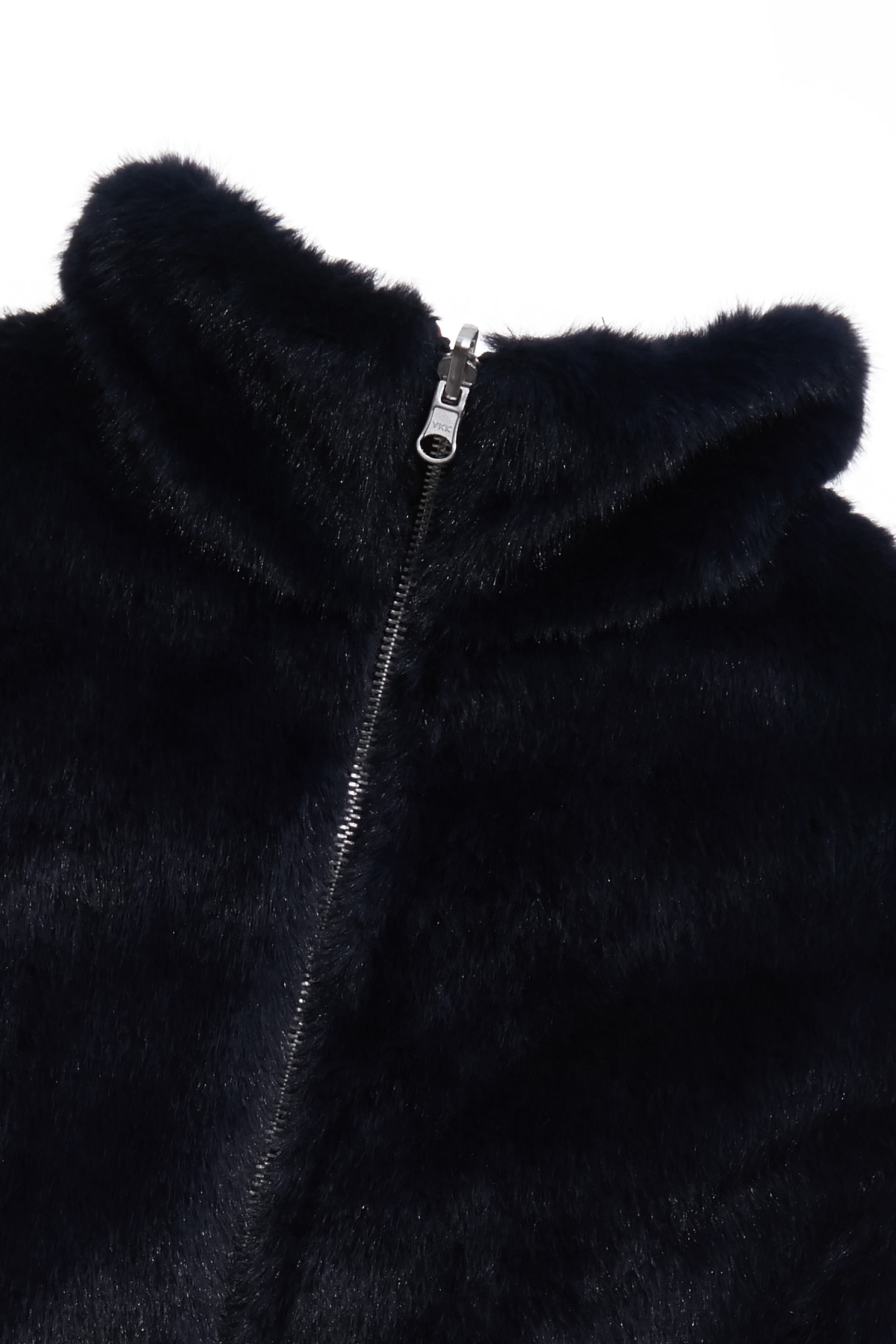 Two-way Navy Faux Fur VestTwo-way Navy Faux Fur Vest,sleeveless tops,Office Looks,Outerwear,sleeveless tops,Season (AW) Look,Valentine,sleeveless tops