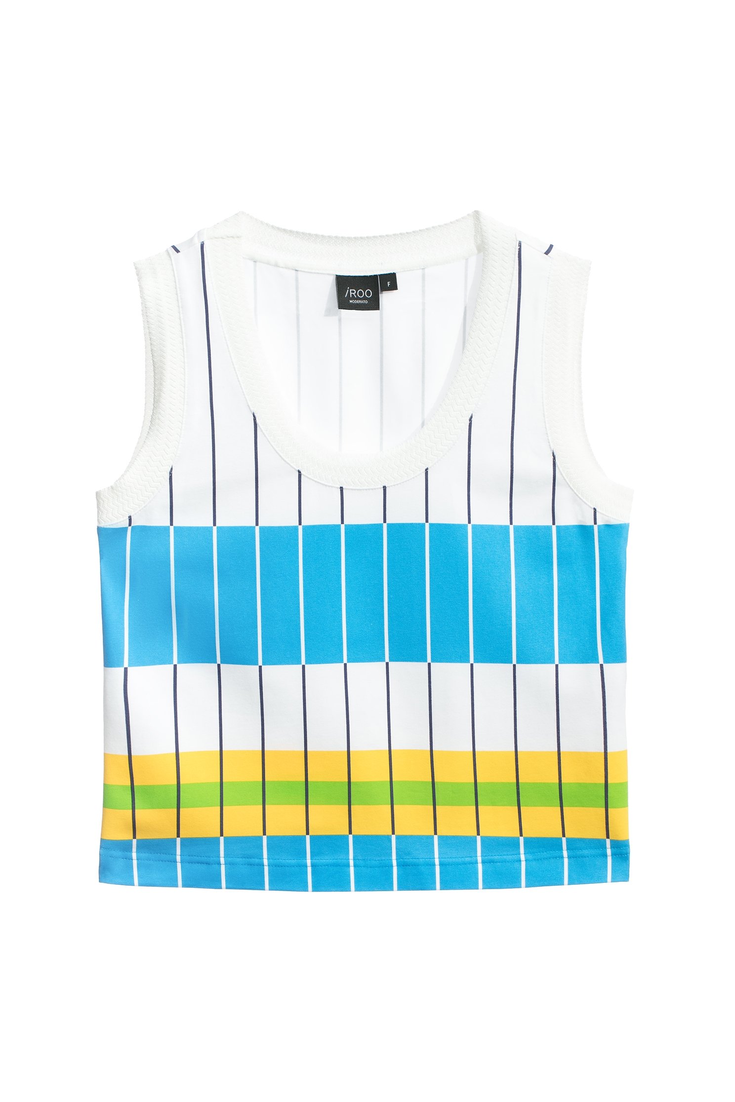 Colour Block Stripe Tank TopColour Block Stripe Tank Top,sleeveless tops,Season (SS) Look,sleeveless tops,Knitted