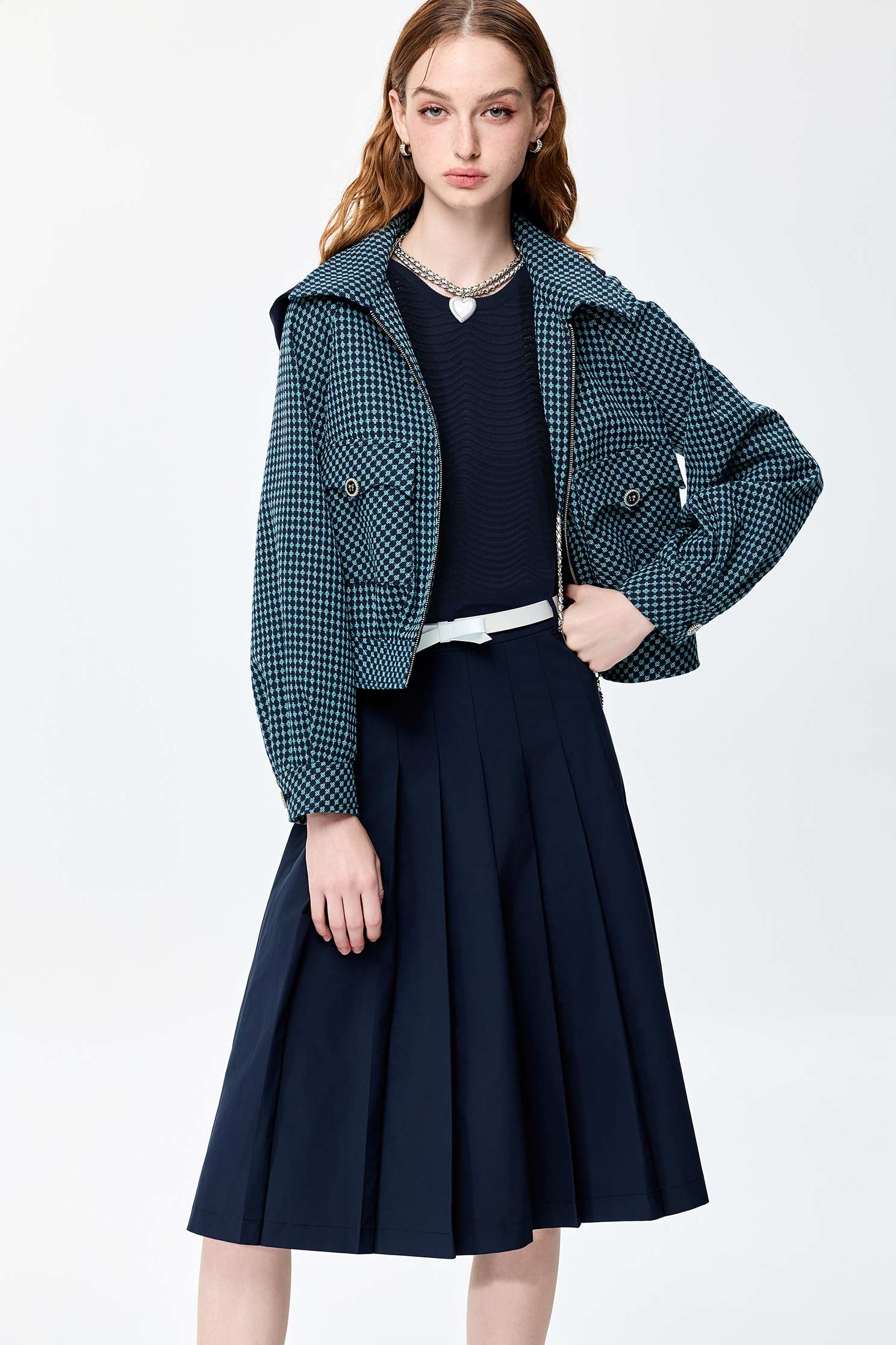 Navy Ripple Cut Knit VestNavy Ripple Cut Knit Vest,Season (SS) Look,sleeveless tops,Knitted,Knitted tops