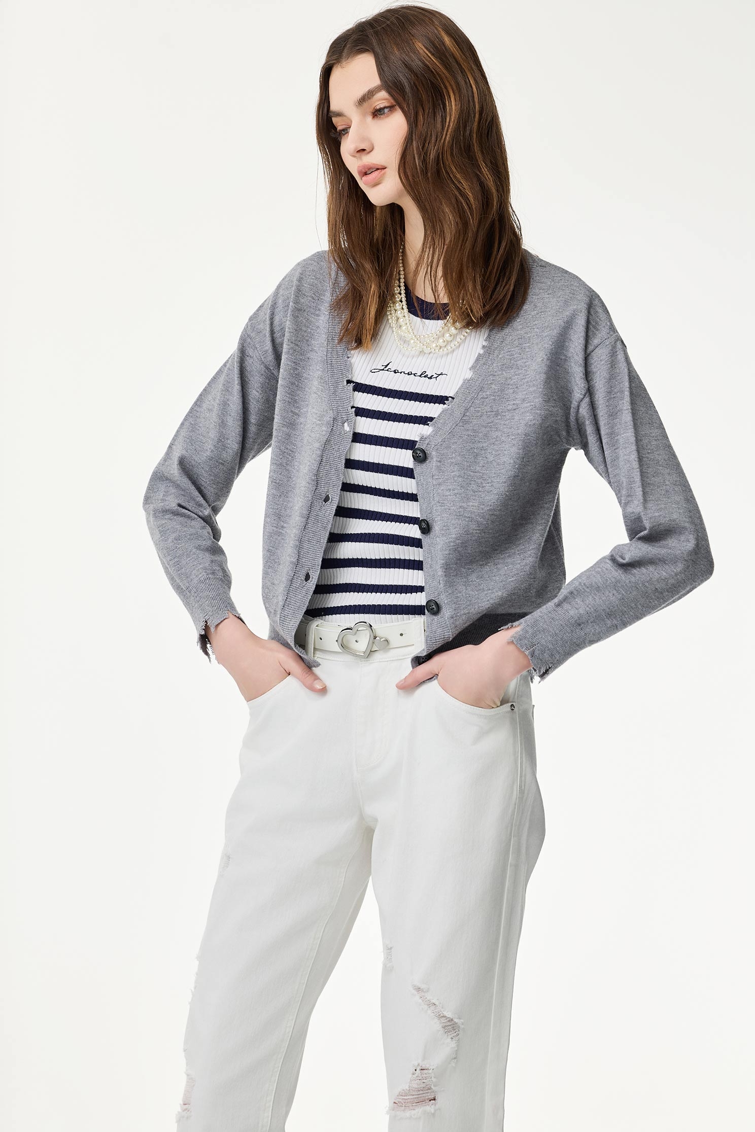 Navy Stripe Knit Tank TopNavy Stripe Knit Tank Top,sleeveless tops,Season (SS) Look,Stripe,Embroidered,sleeveless tops,Knitted,Knitted tops