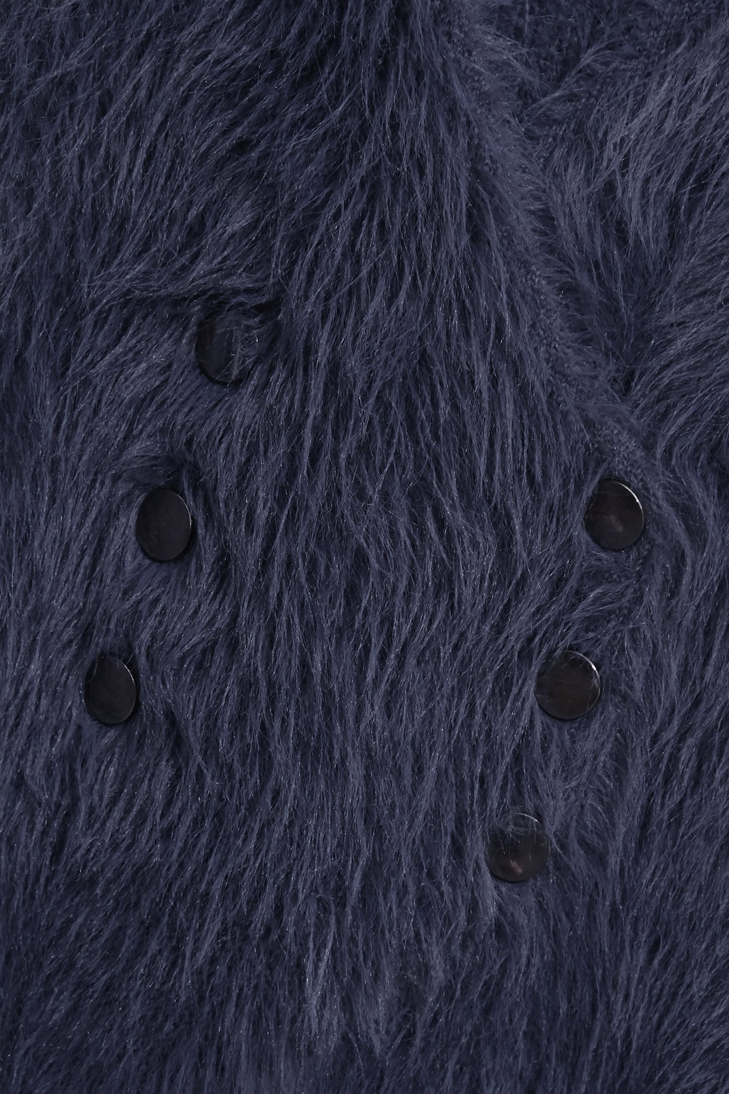 V-neck Faux Fur Blue VestV-neck Faux Fur Blue Vest,Jackets,sleeveless tops,Outerwear,Season (AW) Look,sleeveless tops,Knitted,Knitted tops